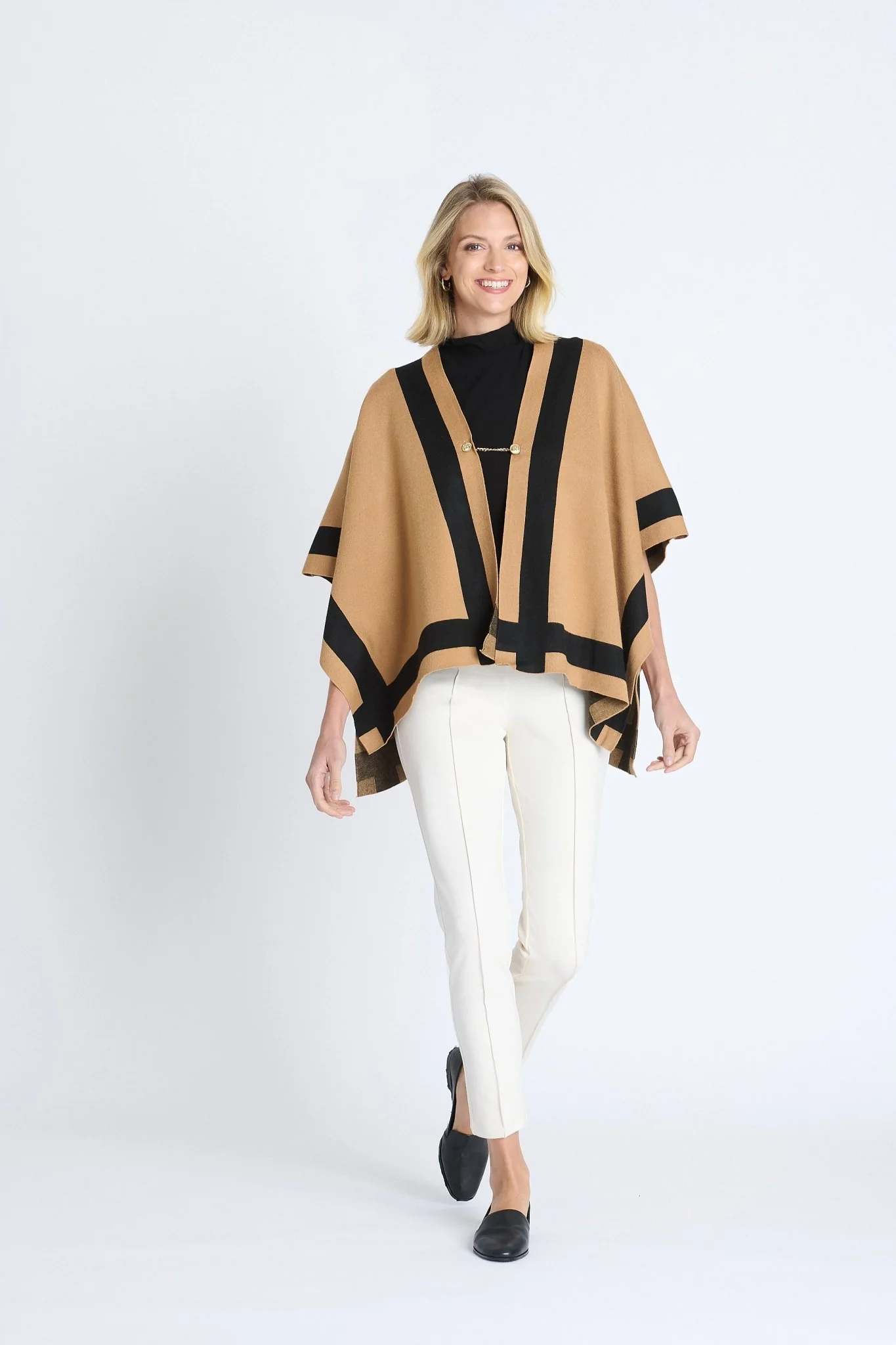 Colorblock Poncho - Image 3
