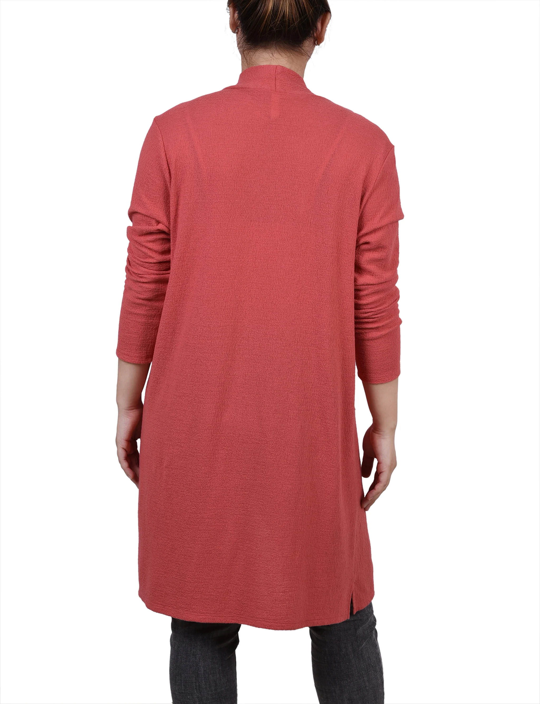 Coral Knee Length Cardigan - Petite - Image 4
