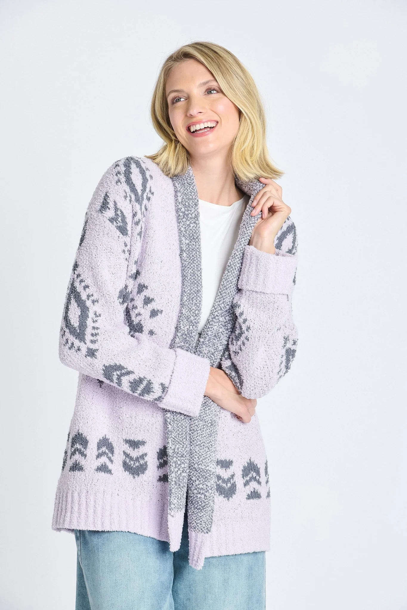 Cozy Sherpa Cardigan - Image 8