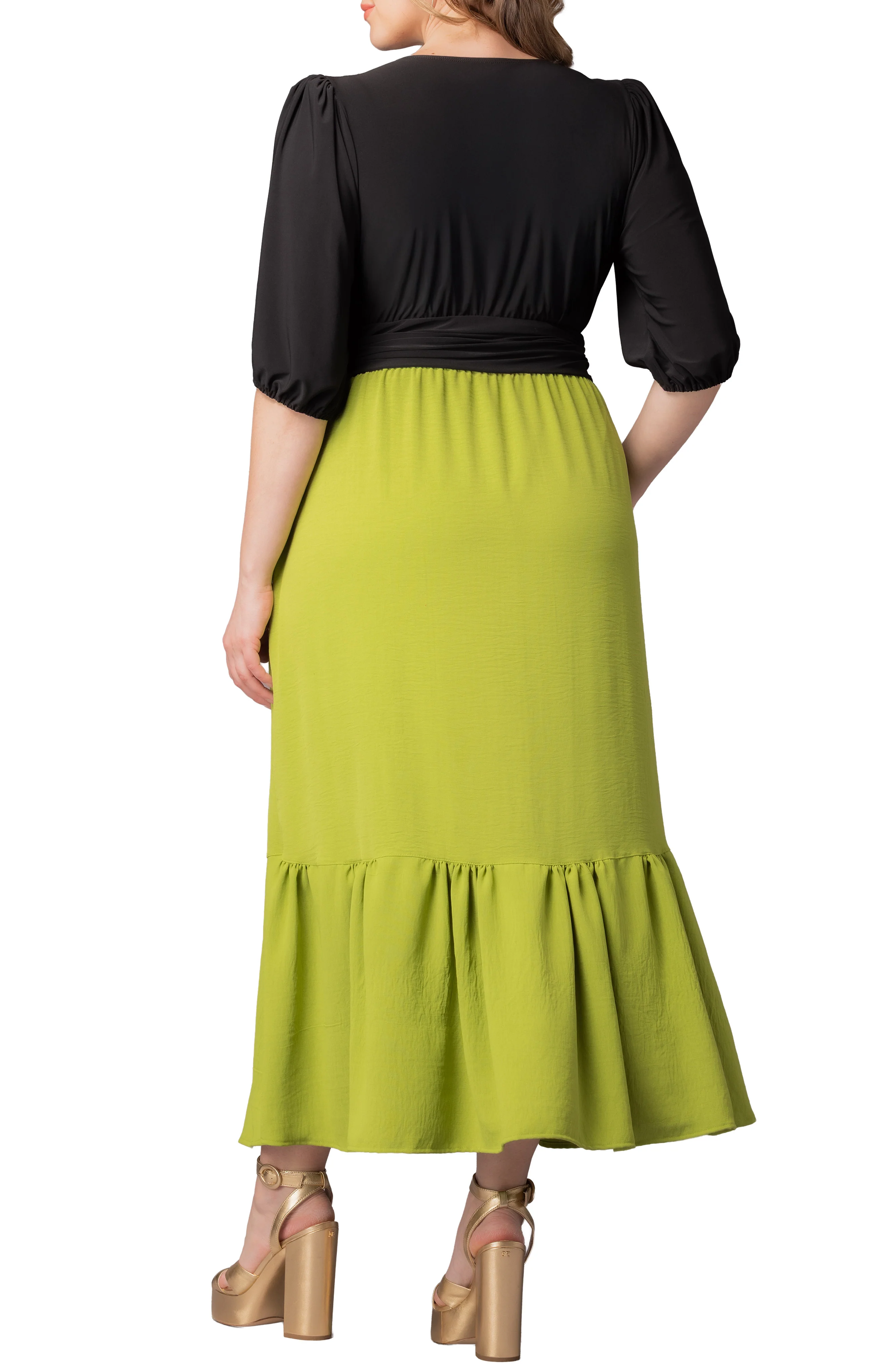 Danica Maxi Dress  - Limelight -  Plus - Image 2