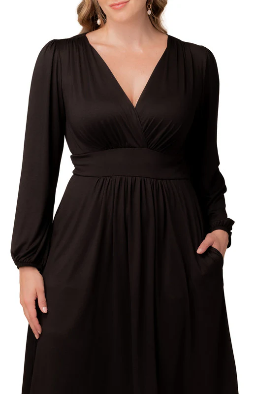 Diana Long Sleeve Midi Dress - Plus - Image 6