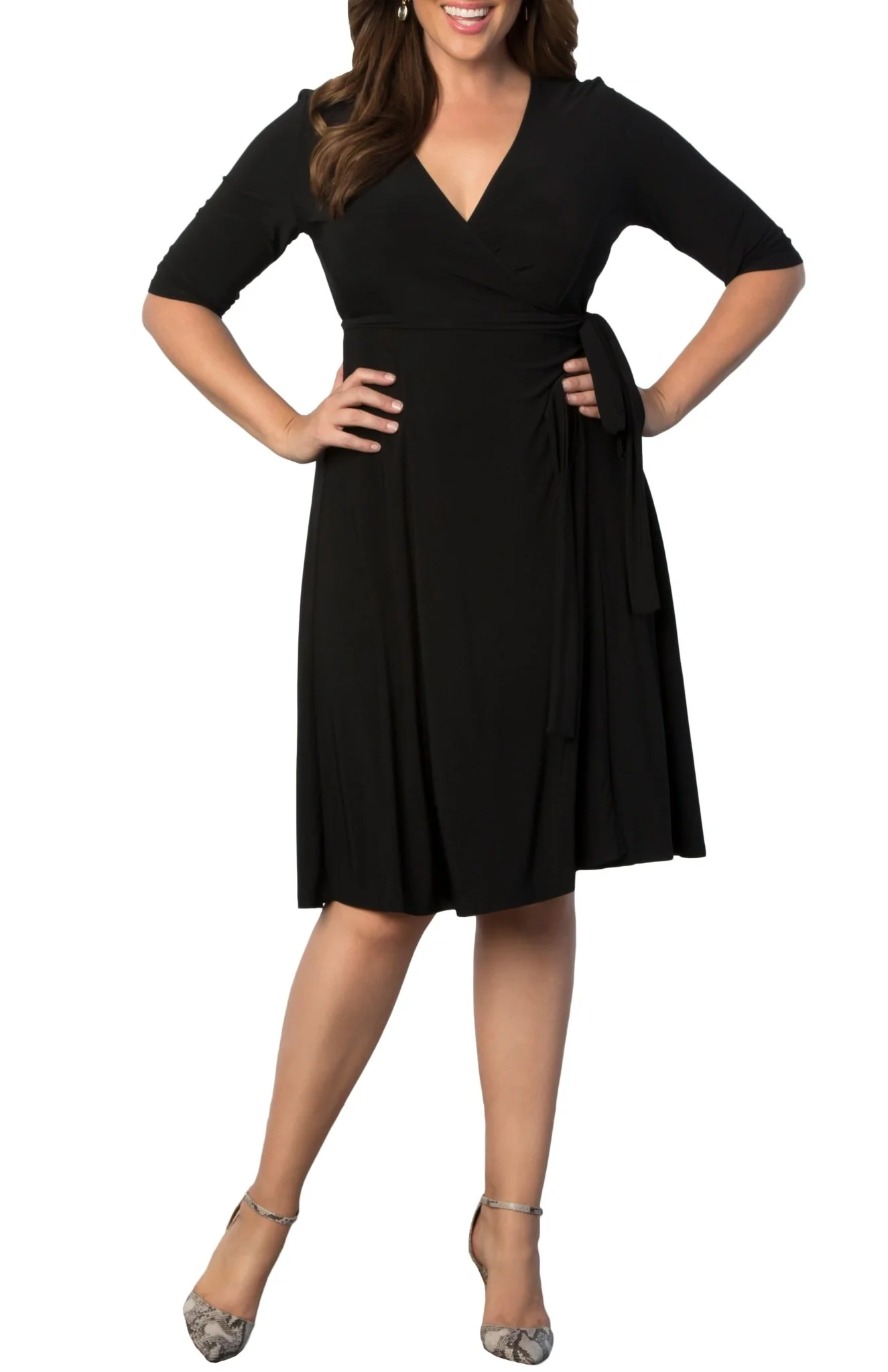 Essential Wrap Dress - Plus - Image 4