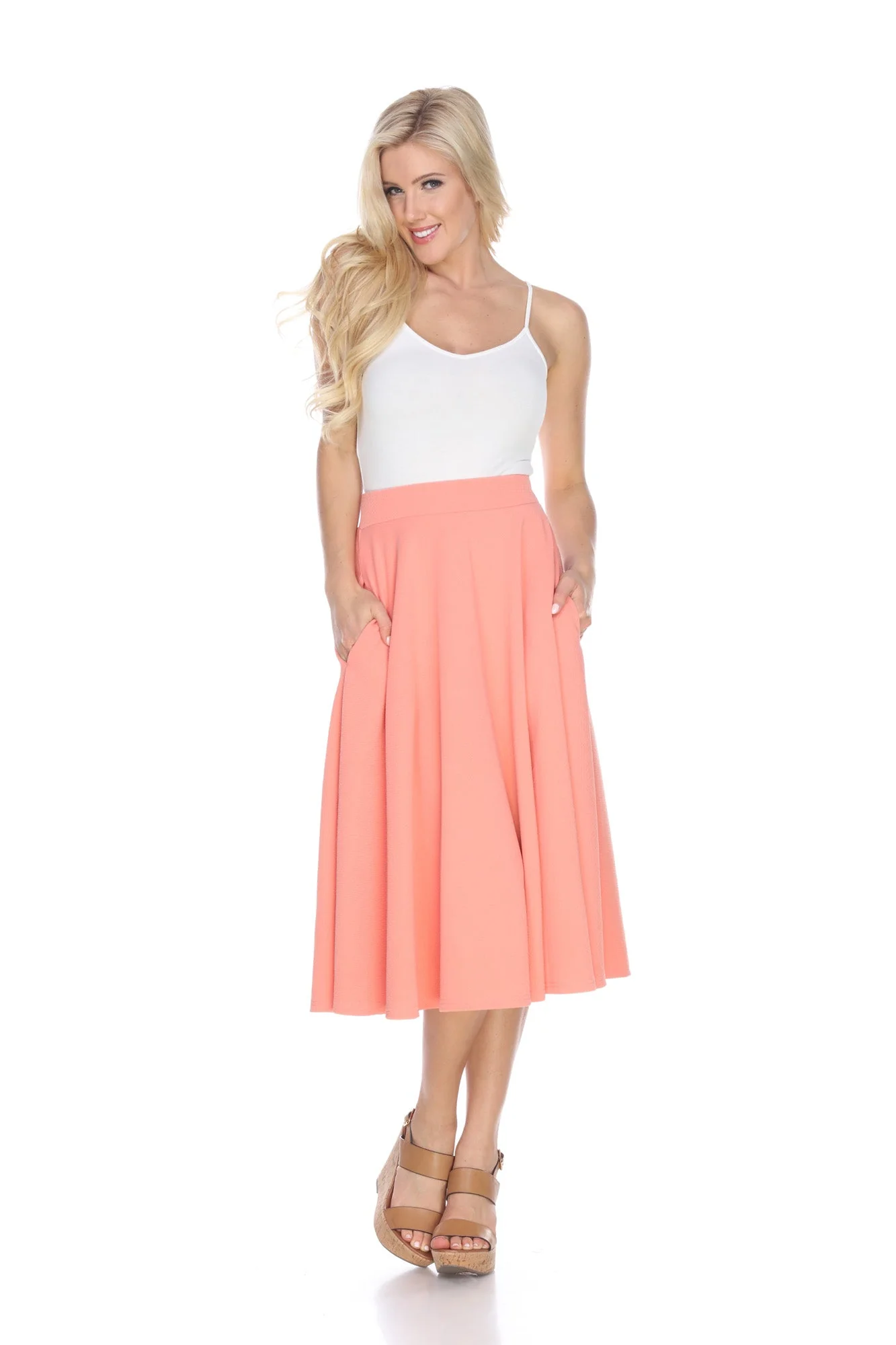 Tasmin Flare Midi Skirts - Image 18