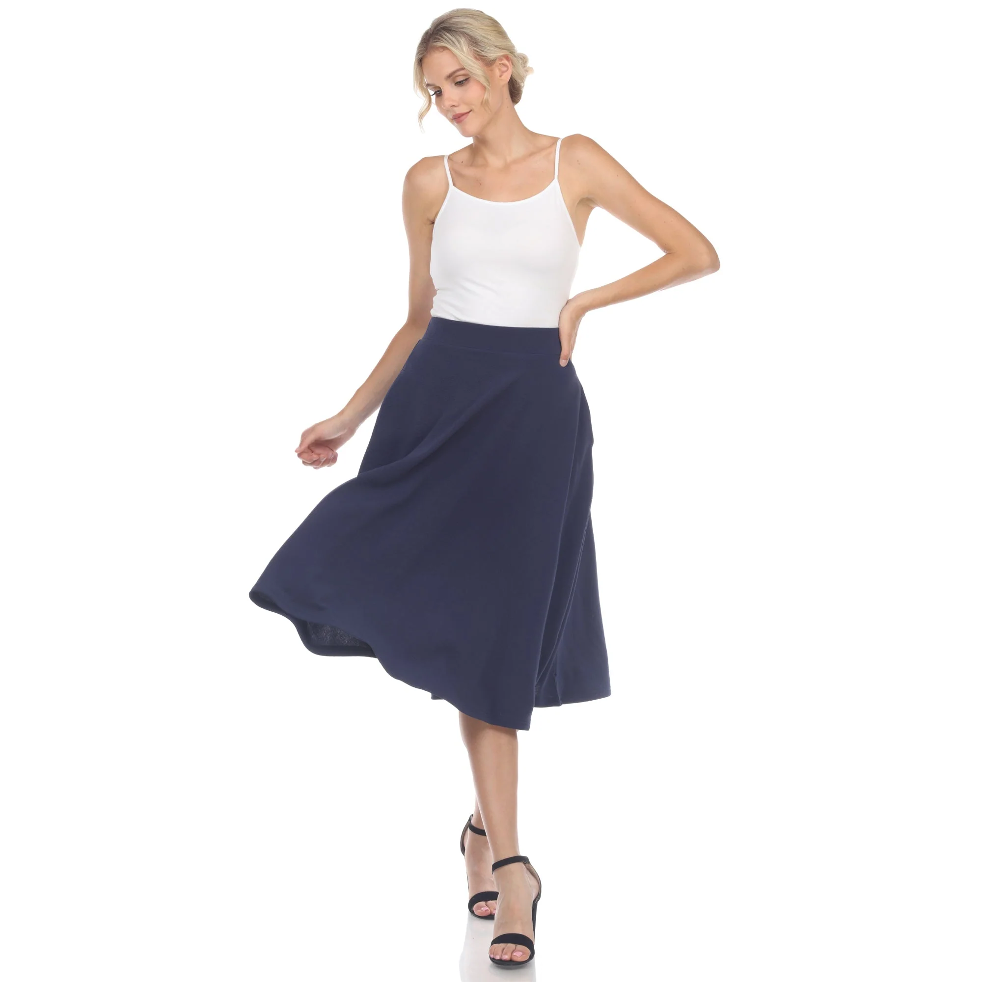 Tasmin Flare Midi Skirts - Image 43