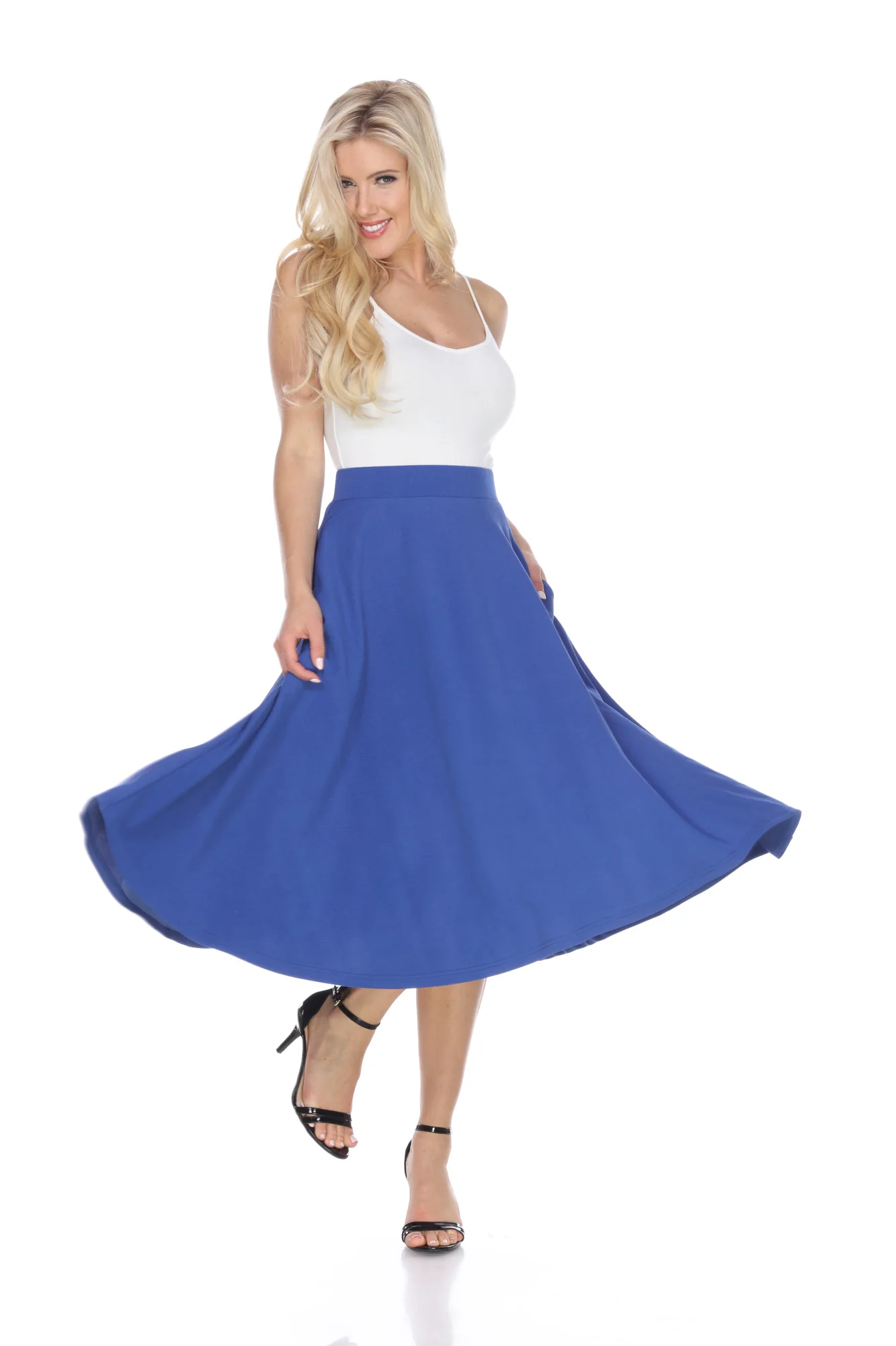 Tasmin Flare Midi Skirts - Image 54