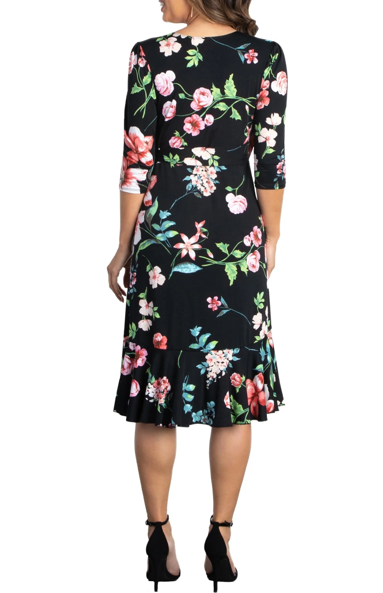 Flirty Flounce Wrap Dress - Image 3