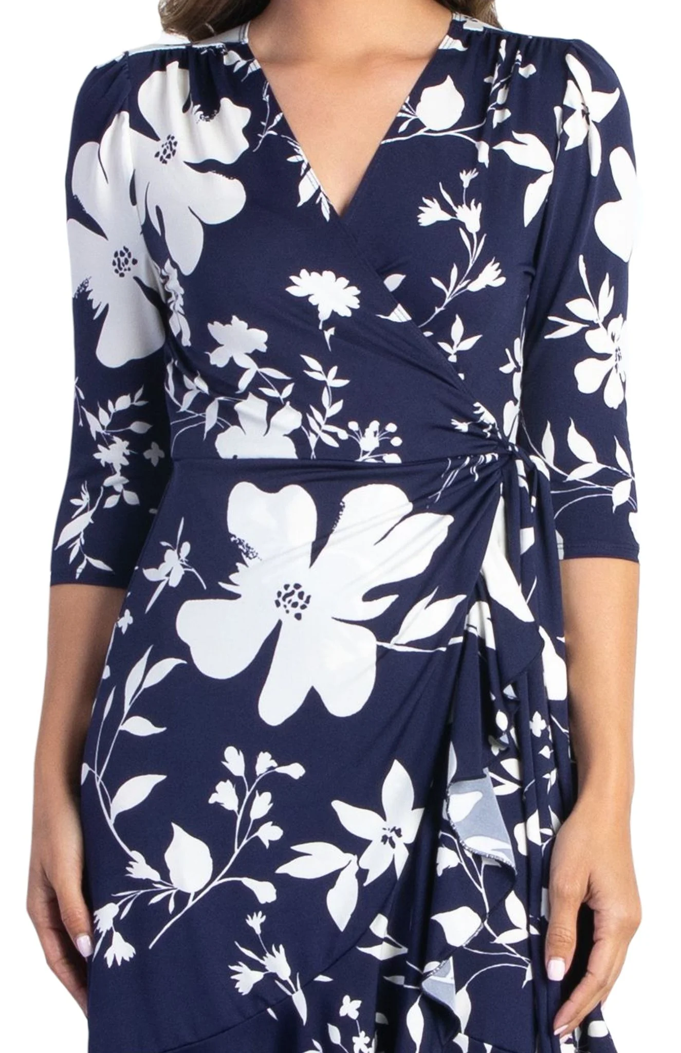 Flirty Flounce Wrap Dress - Image 6