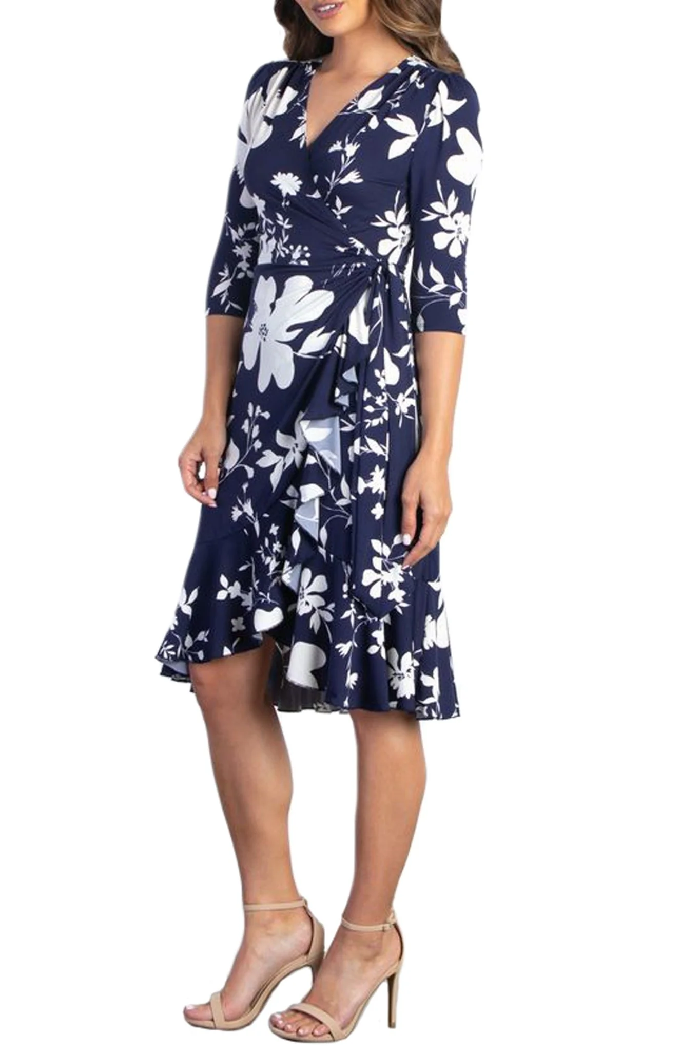 Flirty Flounce Wrap Dress - Image 7