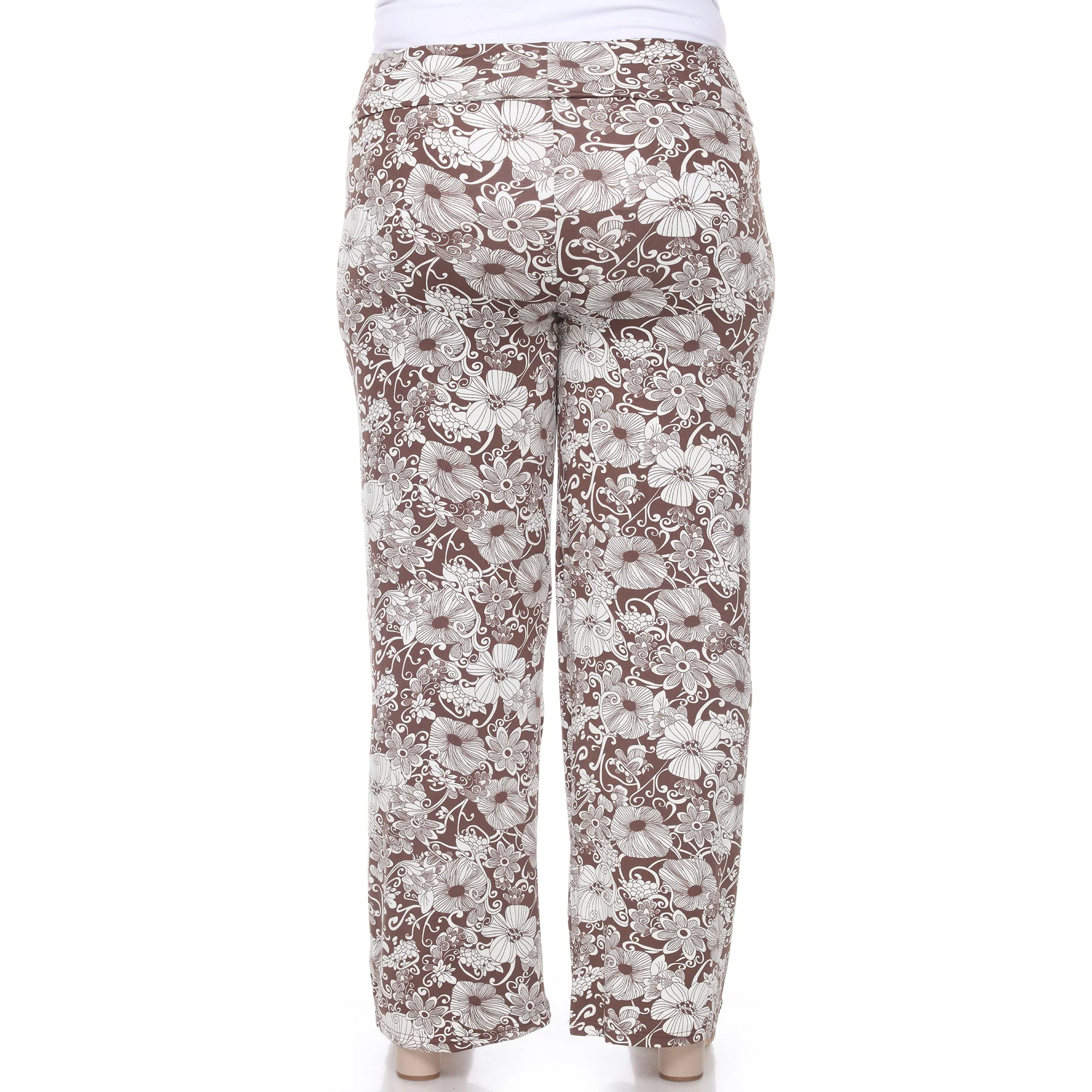 Floral Paisley Palazzo Pants - Plus - Image 5