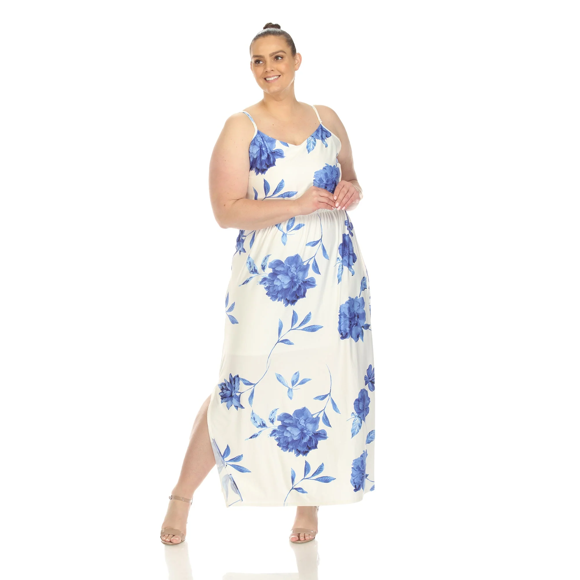 Floral Strap Maxi Dress - Plus - Image 17