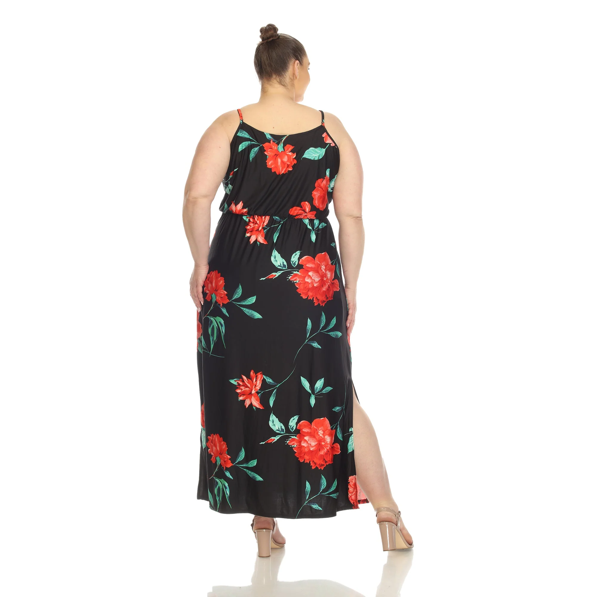 Floral Strap Maxi Dress - Plus - Image 20