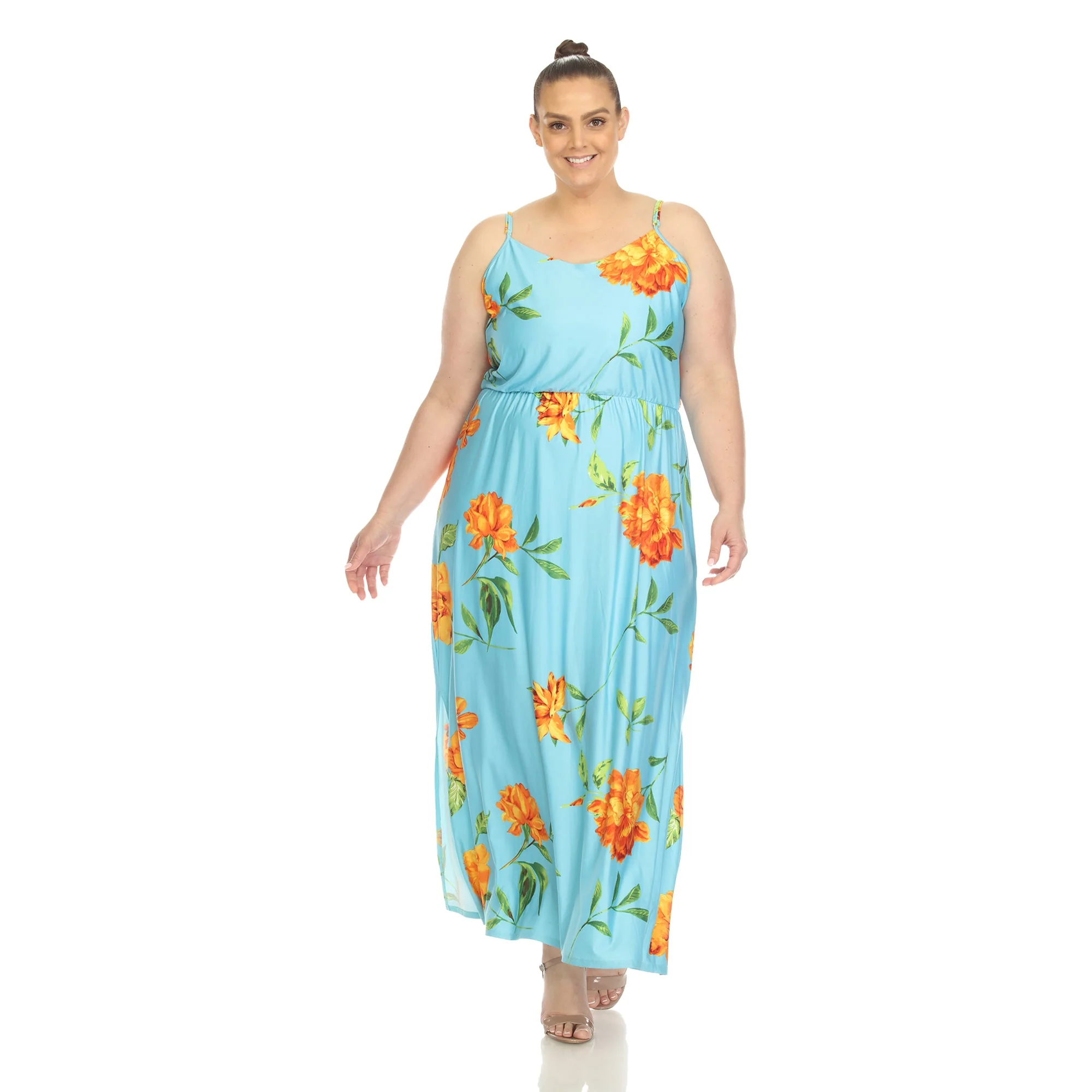 Floral Strap Maxi Dress - Plus - Image 27