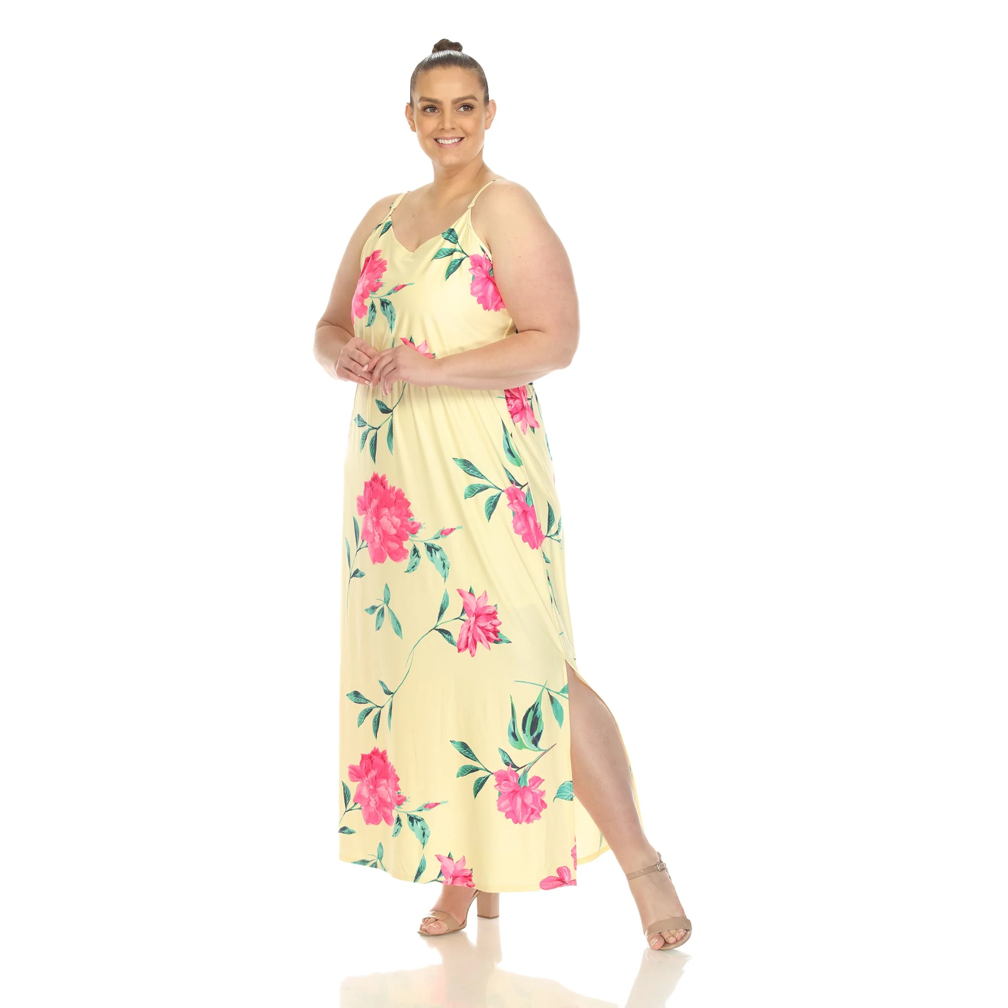 Floral Strap Maxi Dress - Plus - Image 4