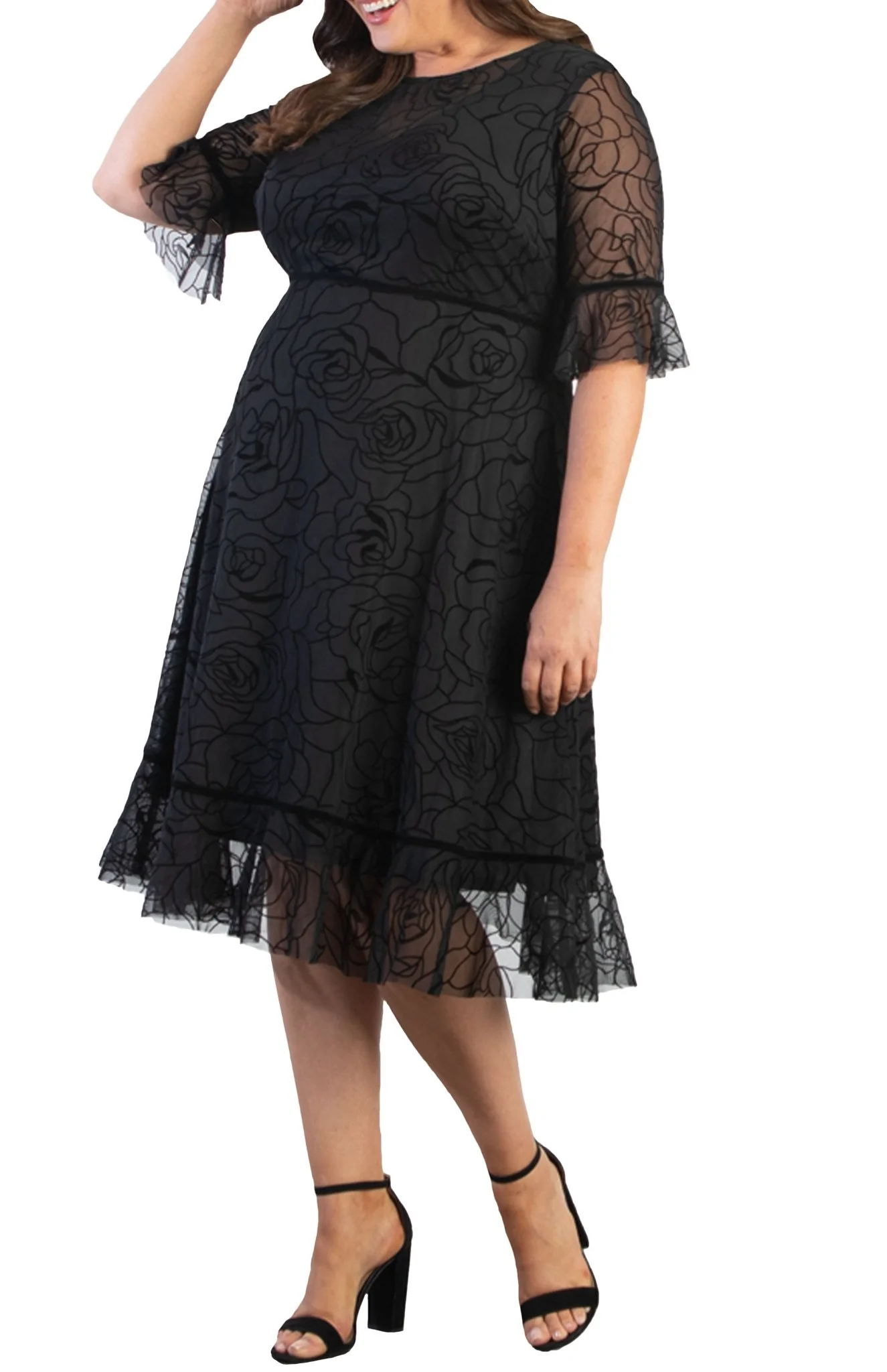 Francesca Cocktail Dress - Plus - Image 4