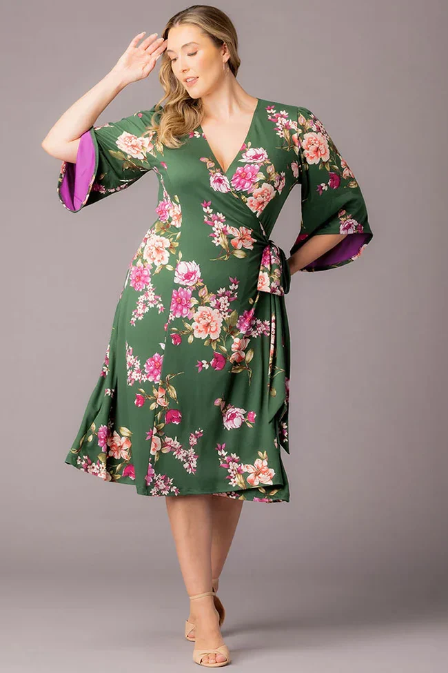 Gemini Wrap Dress - Plus - Image 4