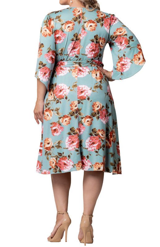 Gemini Wrap Dress - Plus - Image 6