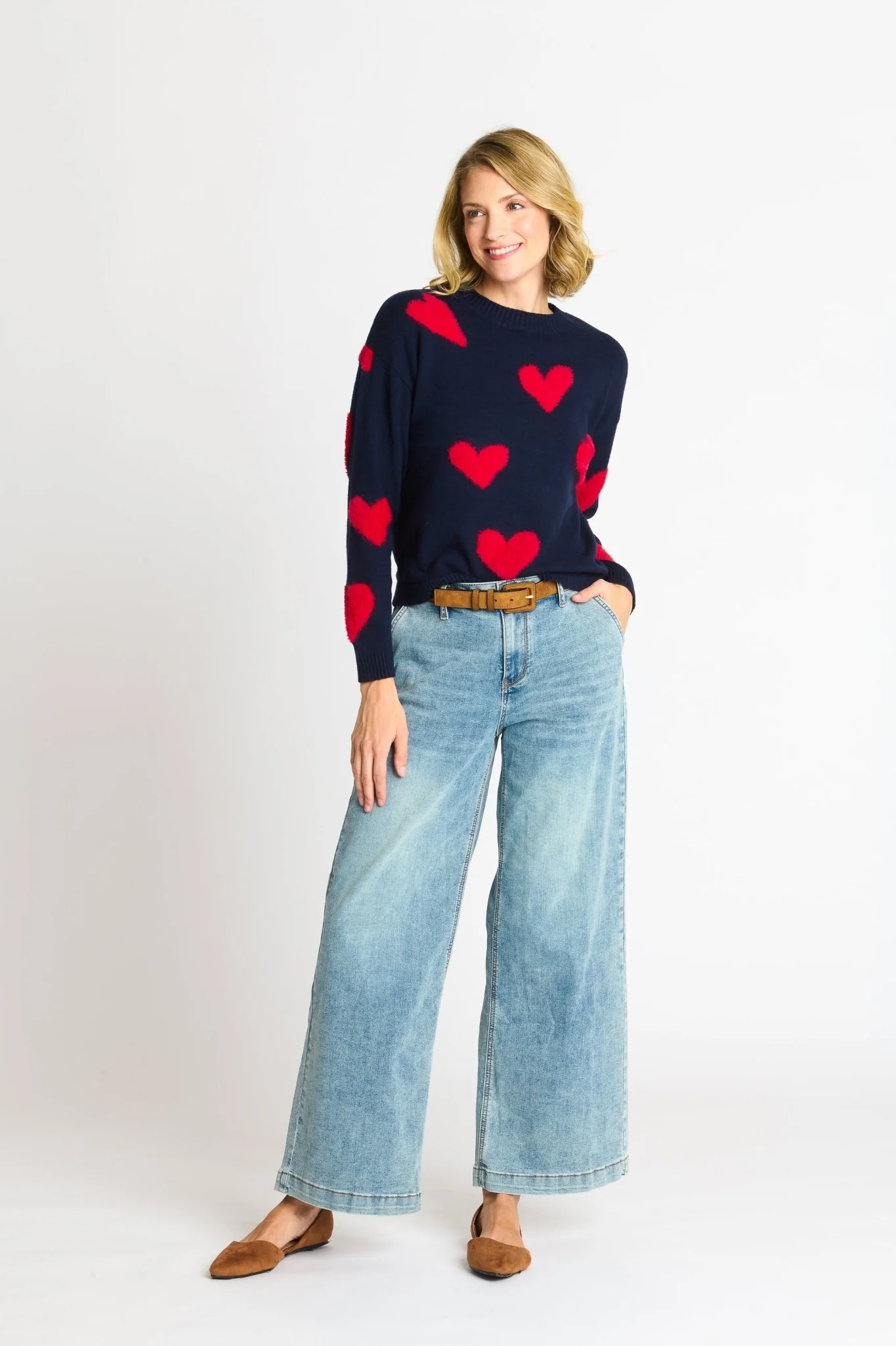 Heart Eyelash Sweater - Image 2