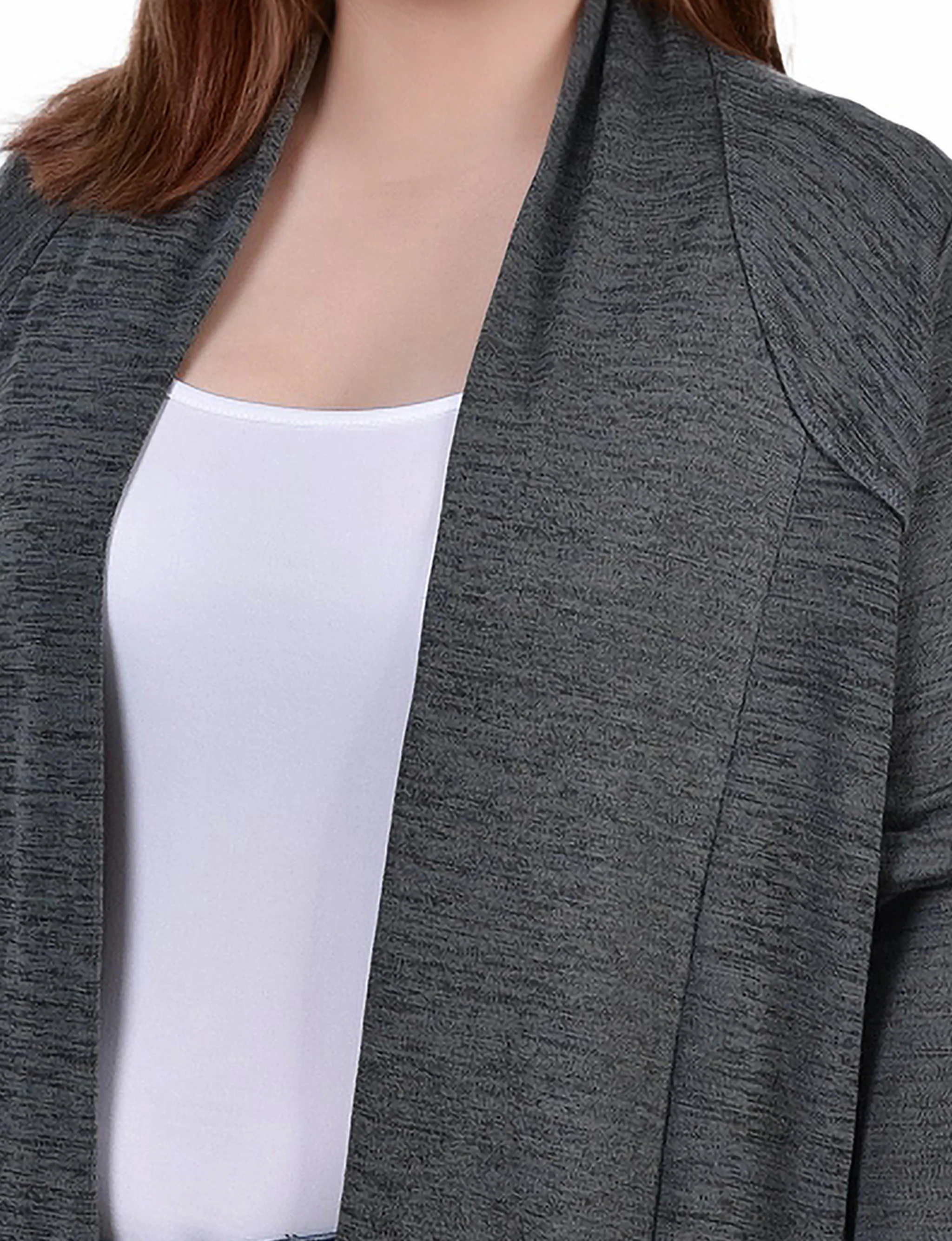 Hunter Green Long Sleeve Cardigan - Plus - Image 3