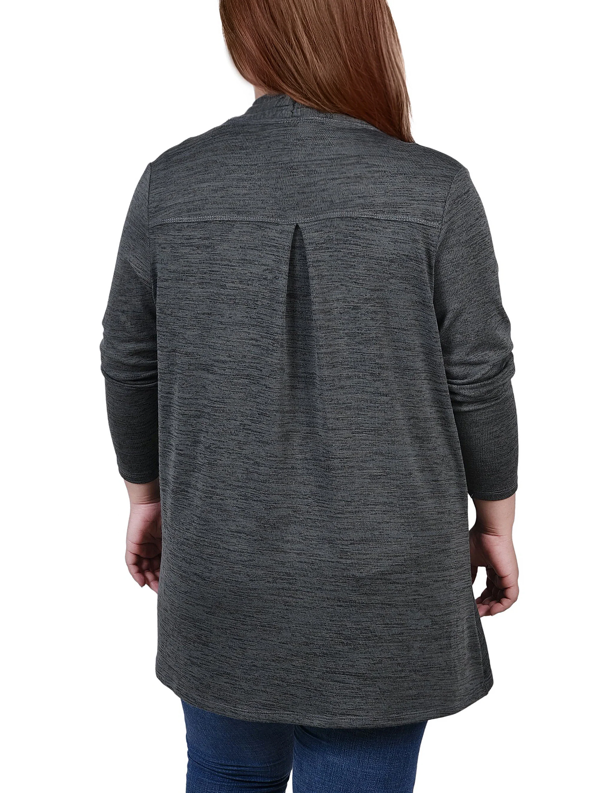 Hunter Green Long Sleeve Cardigan - Plus - Image 4