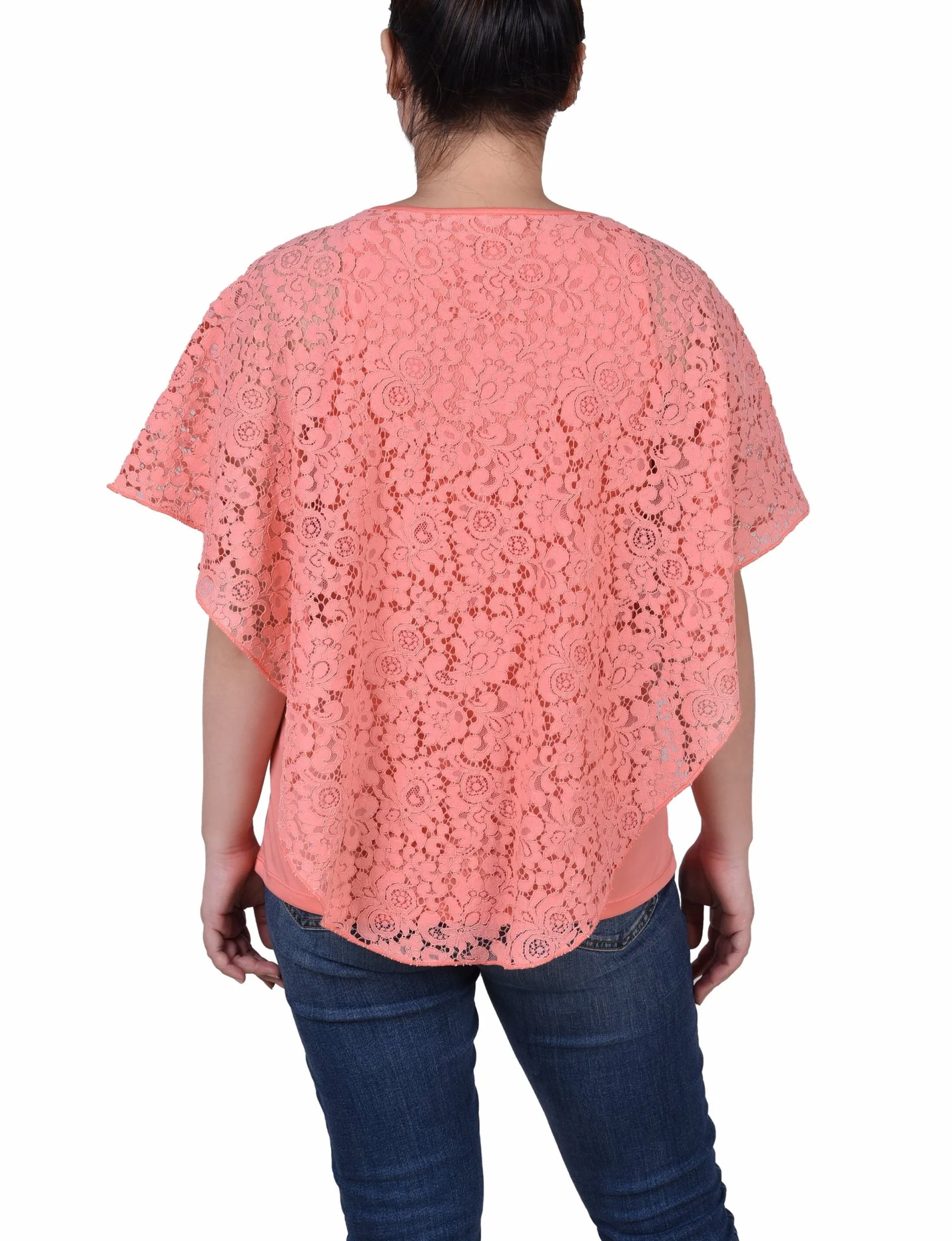 Lace Poncho With Bar - Petite - Image 6