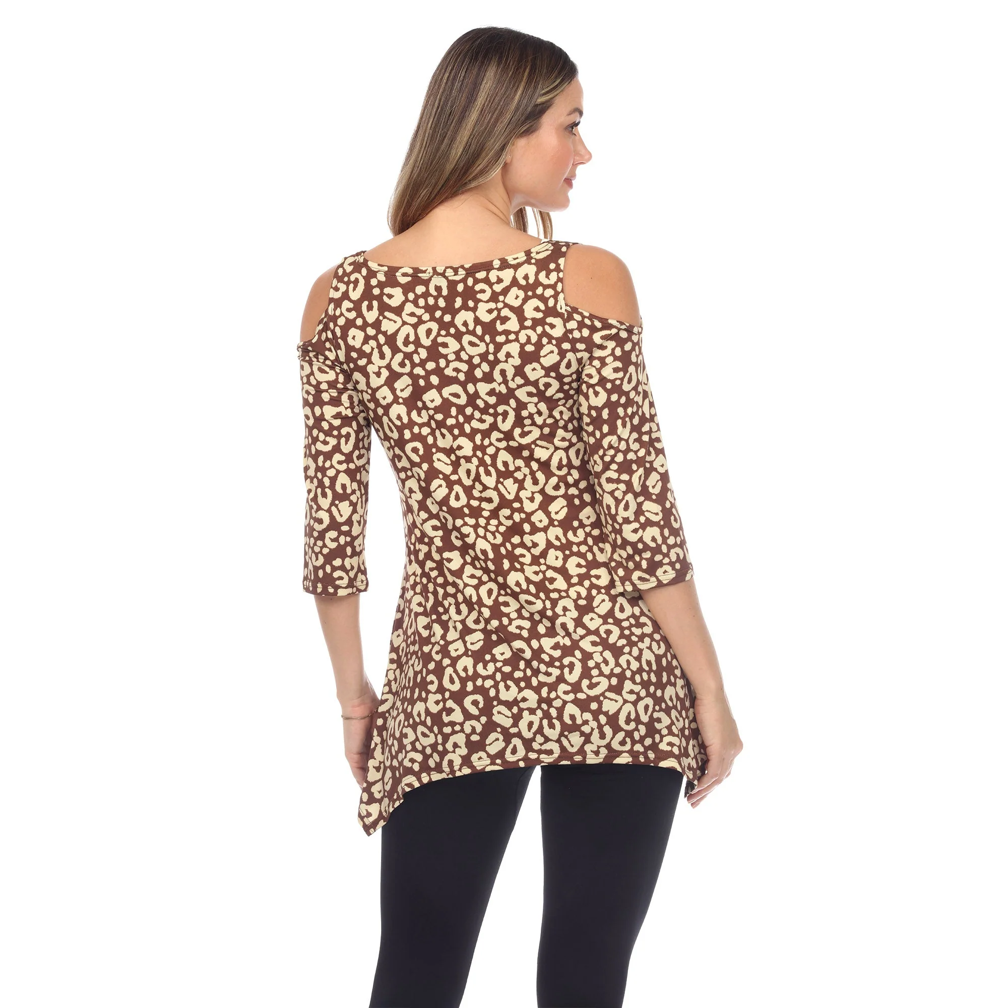 Leopard Cold Shoulder Tunic - Image 13