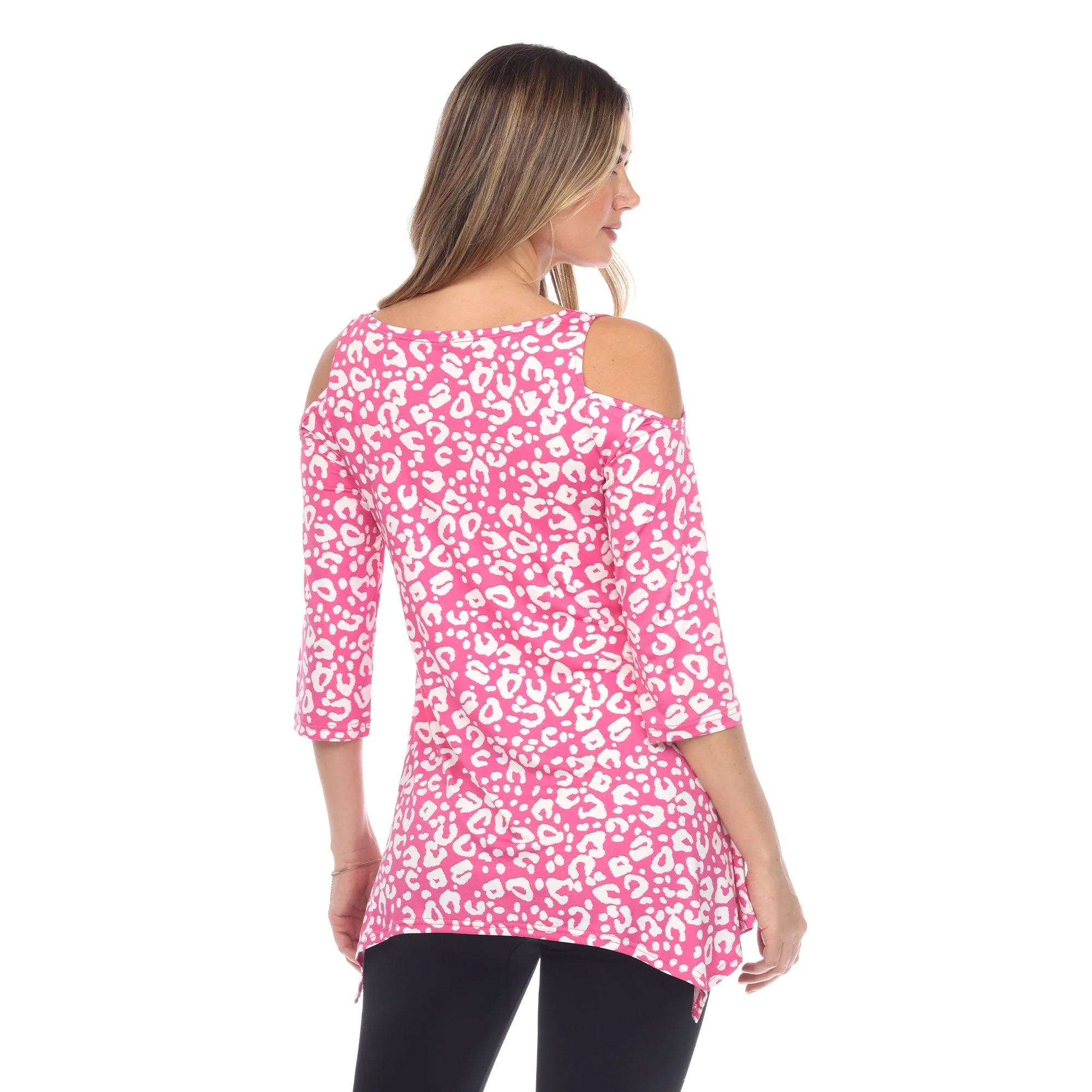 Leopard Cold Shoulder Tunic - Image 3