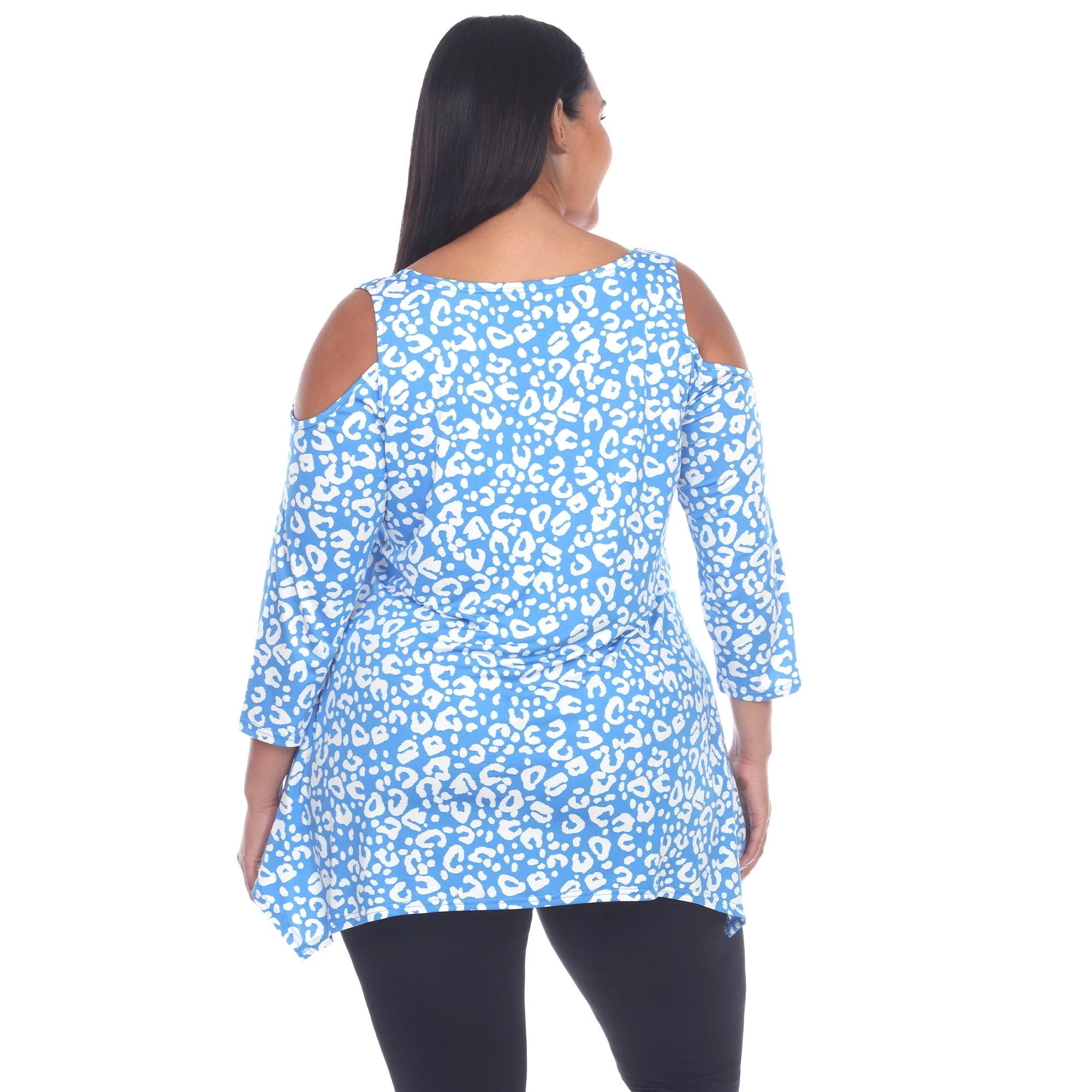 Leopard Cold Shoulder Tunic - Plus - Image 18