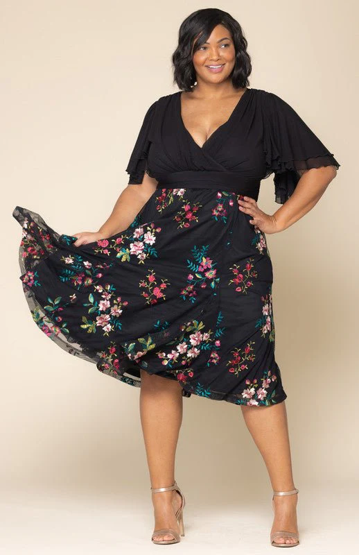 Lillian Embroidered Cocktail Dress - Plus - Image 11