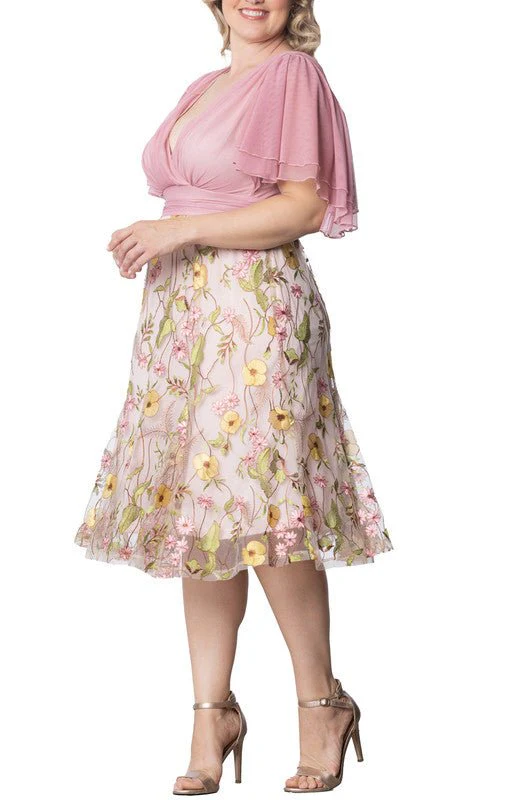 Lillian Embroidered Cocktail Dress - Plus - Image 7