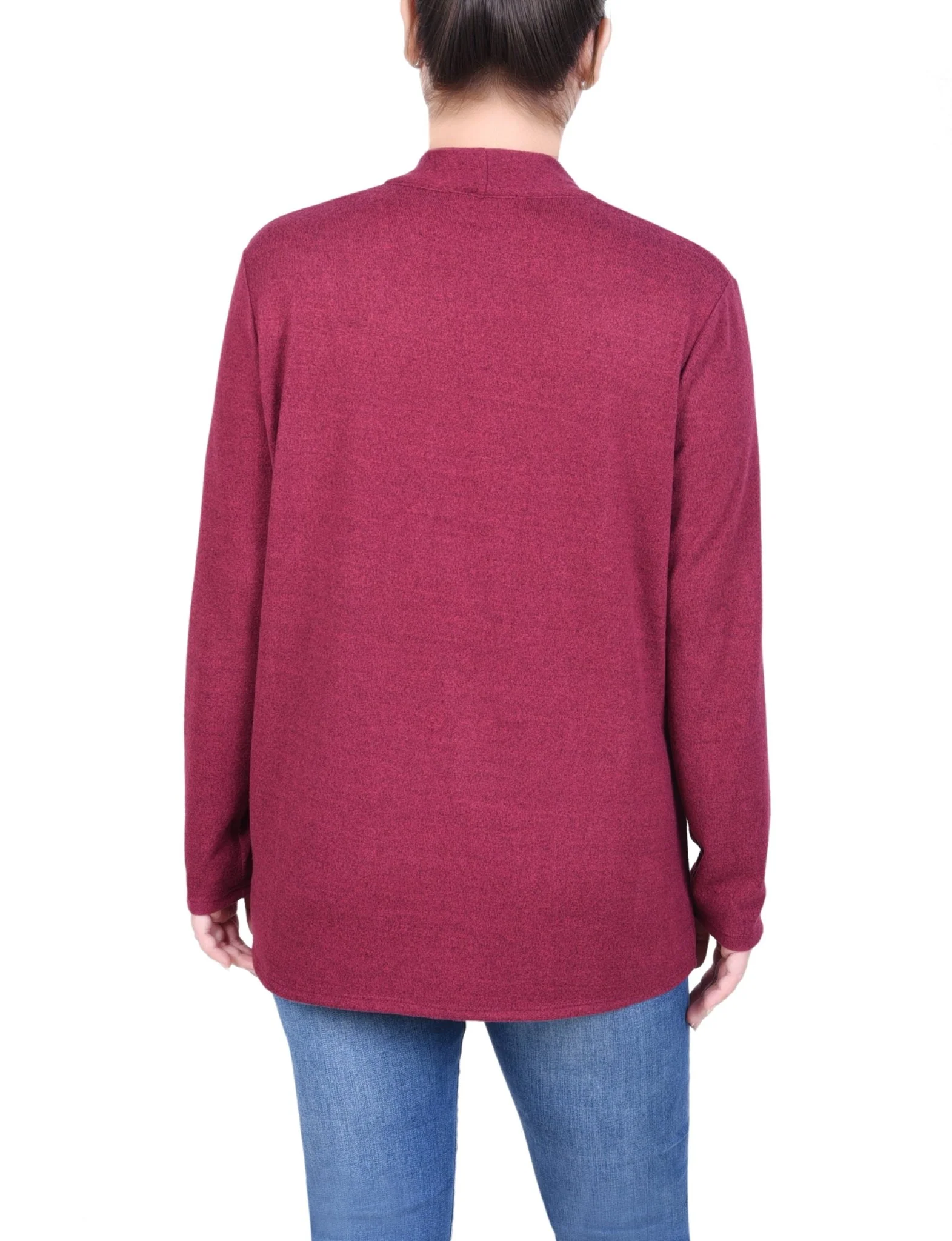 Long Sleeve Swing Cardigan - Petite - Image 8