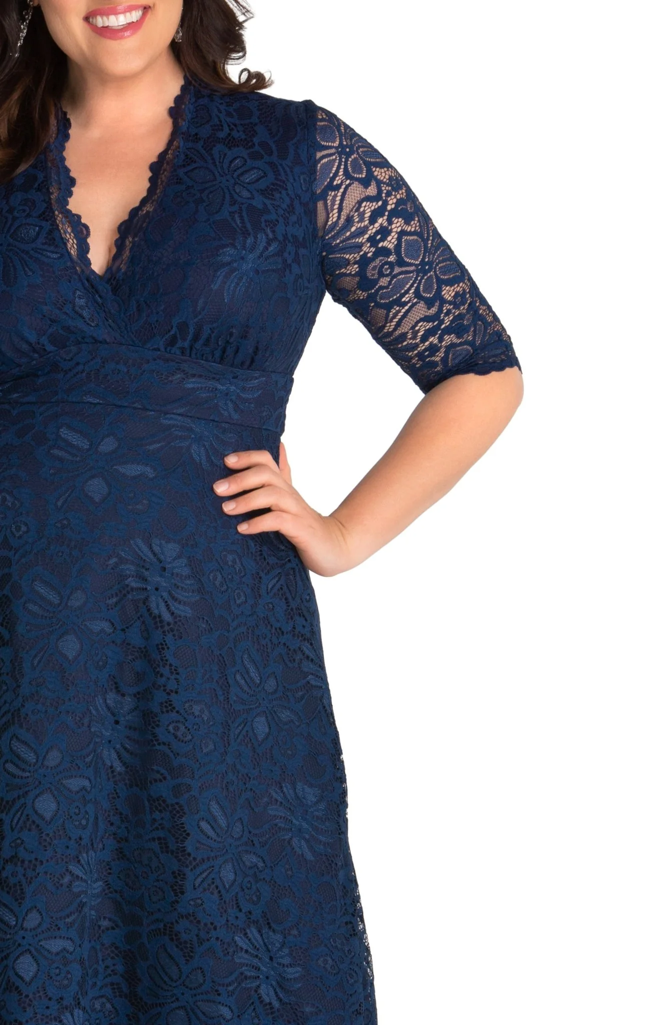 Mademoiselle Lace Cocktail Dress - Plus - Image 15