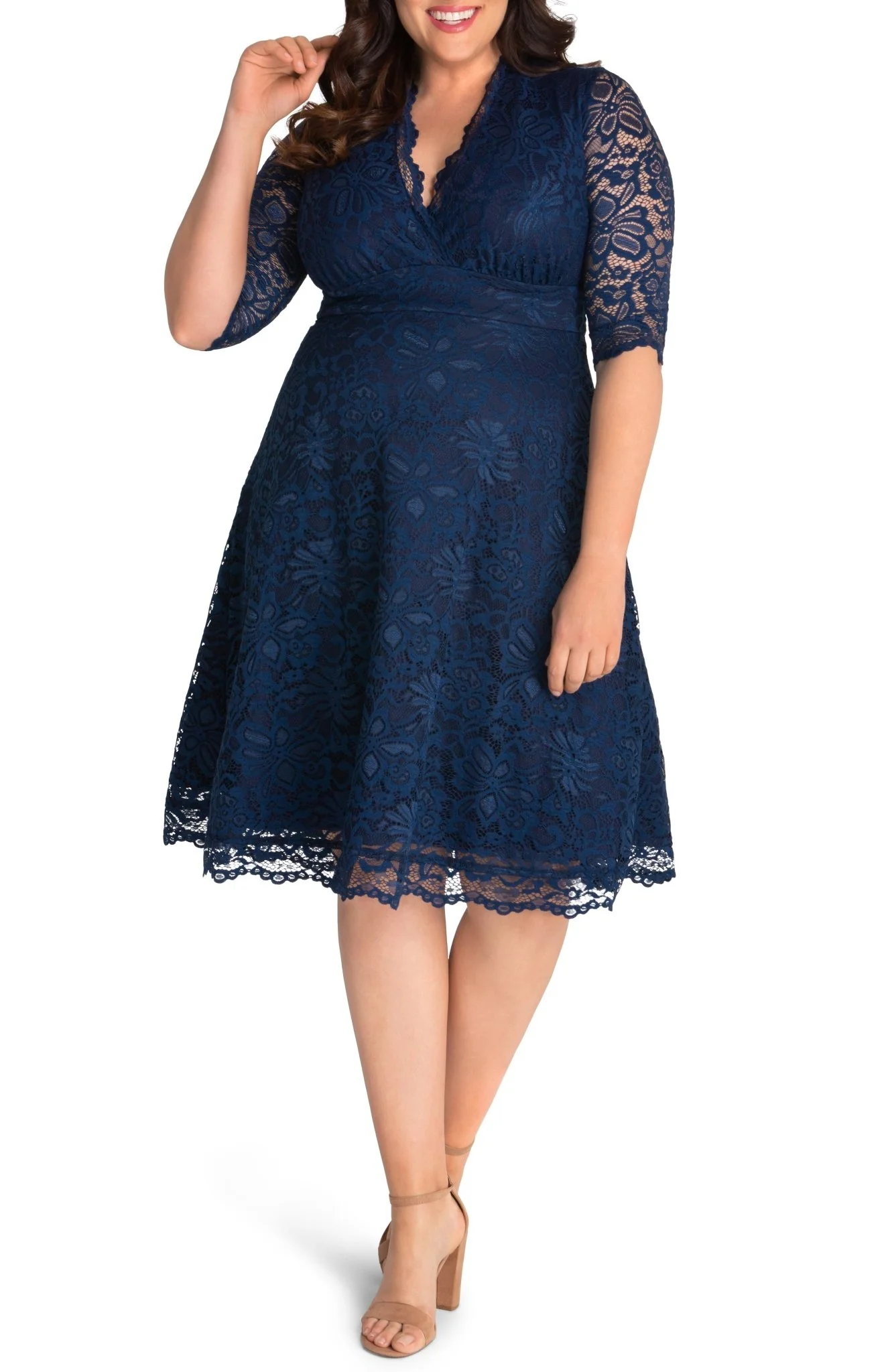Mademoiselle Lace Cocktail Dress - Plus - Image 16