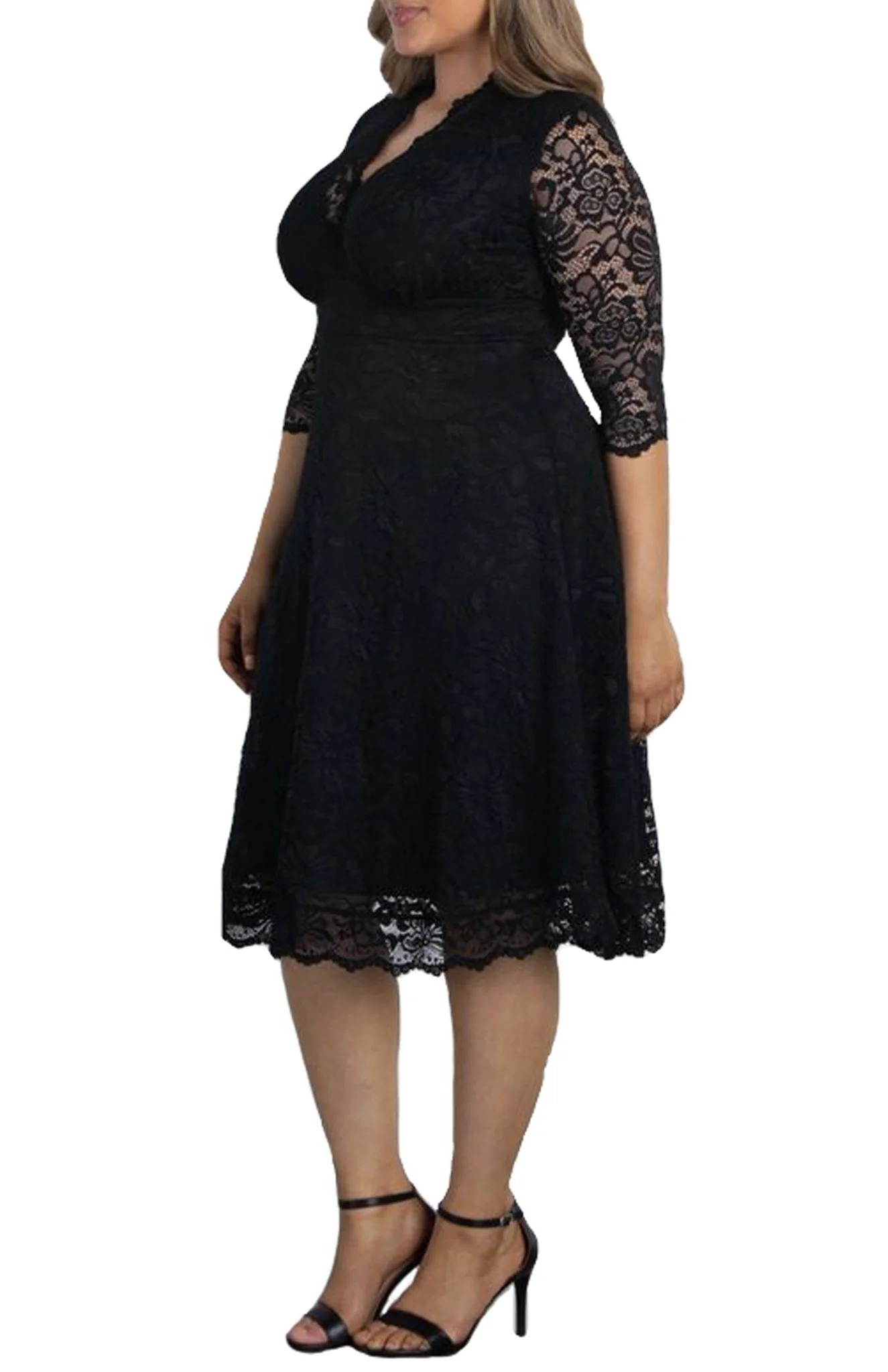 Mademoiselle Lace Cocktail Dress - Plus - Image 20
