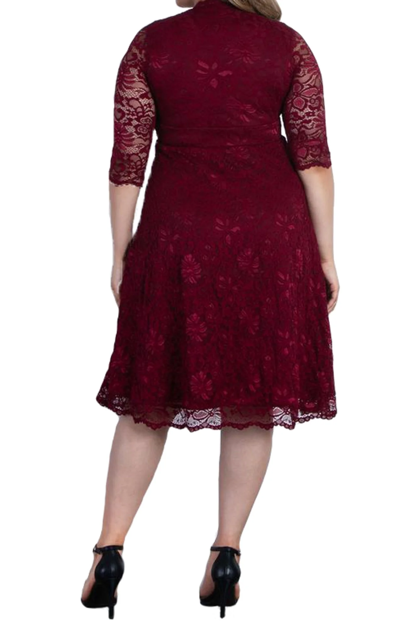Mademoiselle Lace Cocktail Dress - Plus - Image 22
