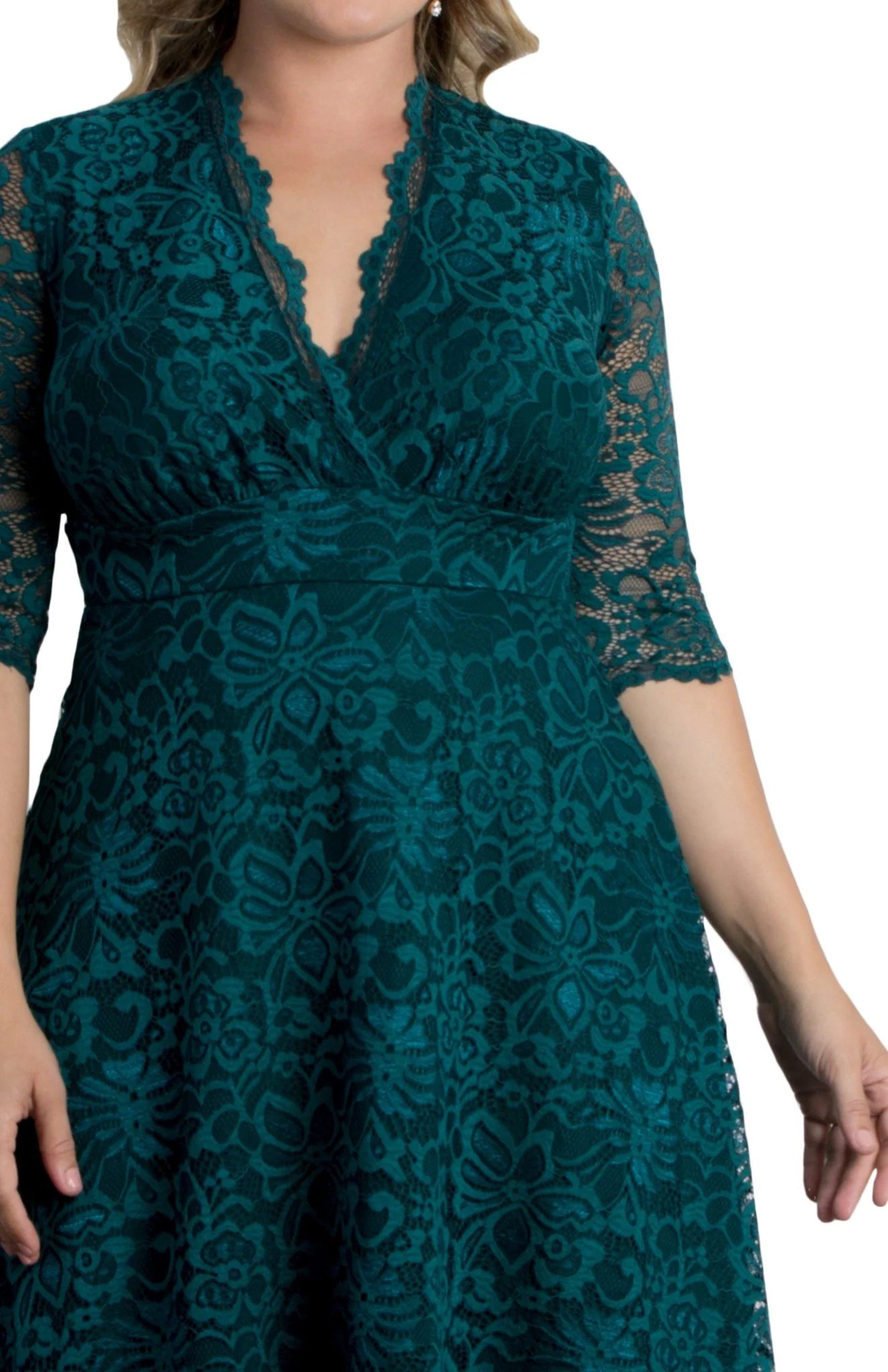 Mademoiselle Lace Cocktail Dress - Plus - Image 3