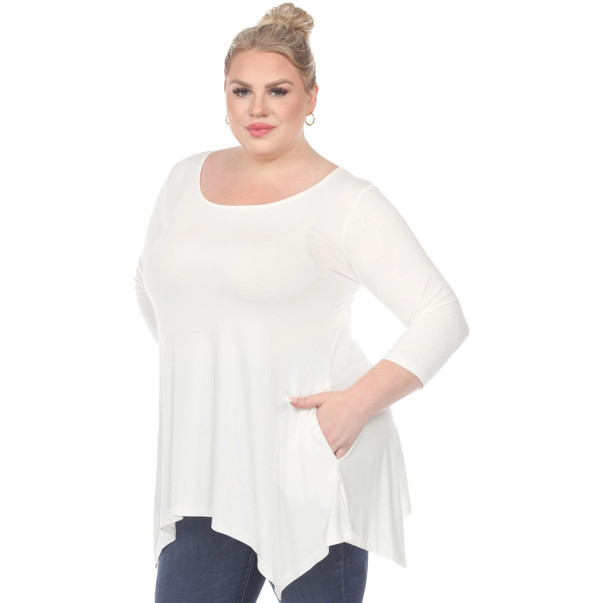 Makayla Tunic Top - Plus - Image 37
