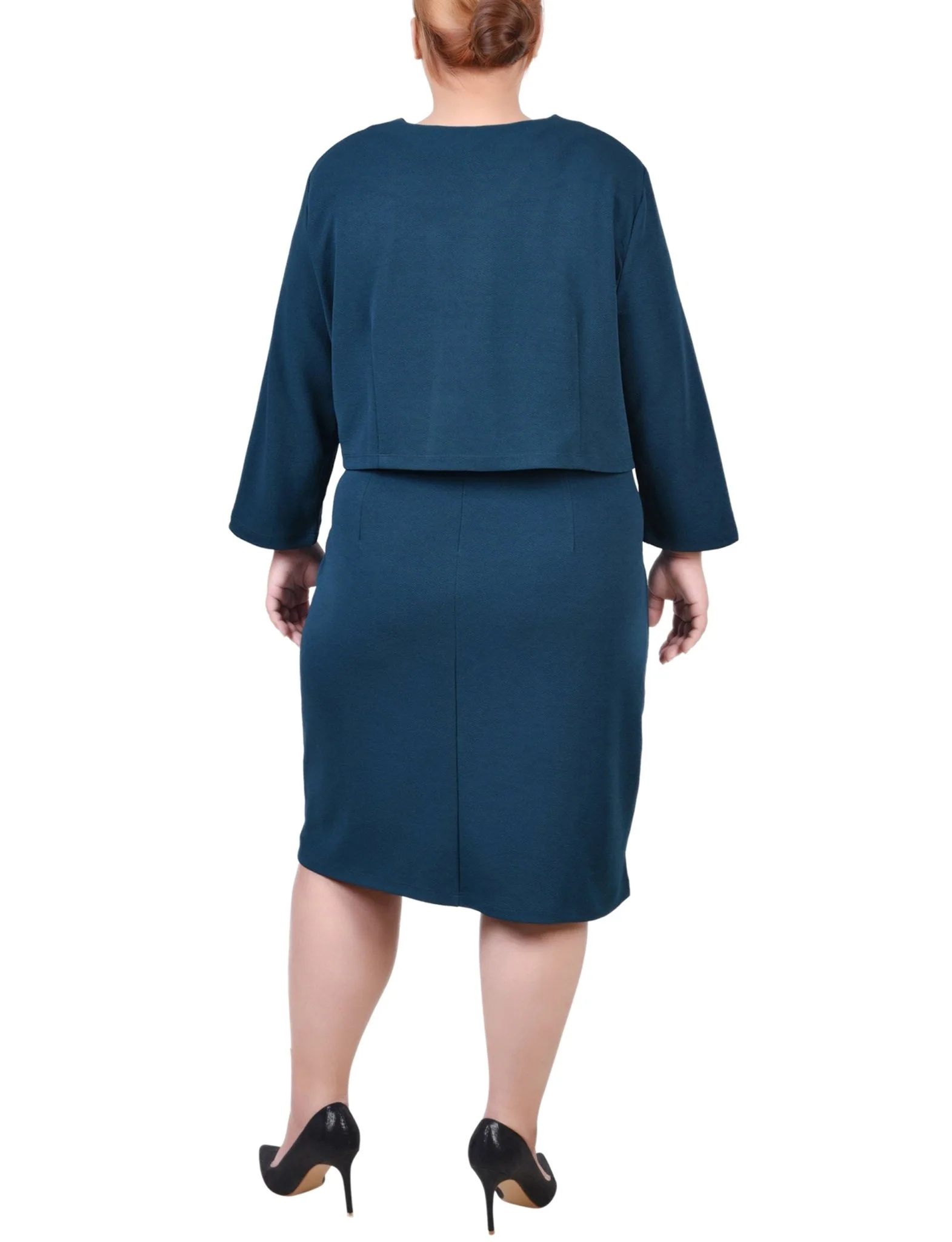 Mallard 2 Piece Colorblocked Dress Set - Plus - Image 3