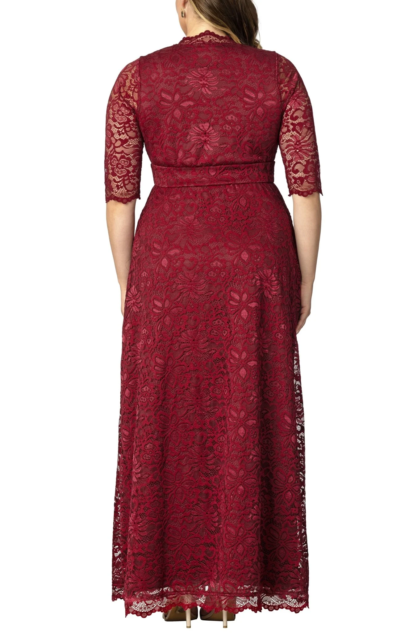 Maria Lace Evening Gown - Plus - Image 10