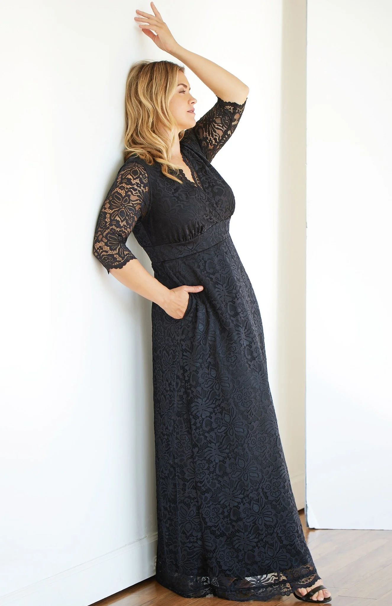 Maria Lace Evening Gown - Plus - Image 8