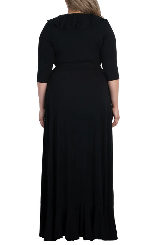 Maritime Maxi Dress - Black Noir - Plus - Image 2