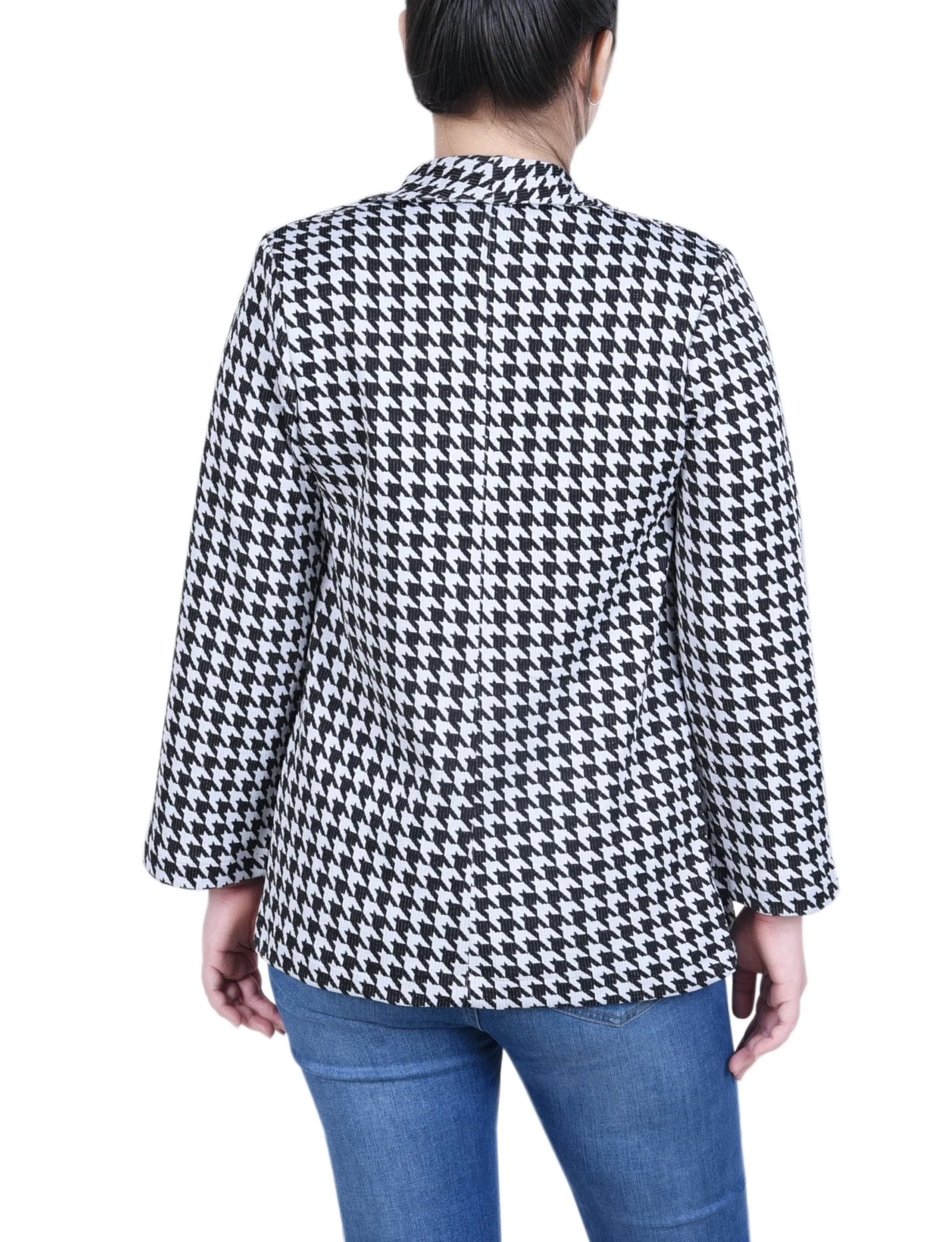 Long Sleeve Ponte Jacket - Petite - Image 12