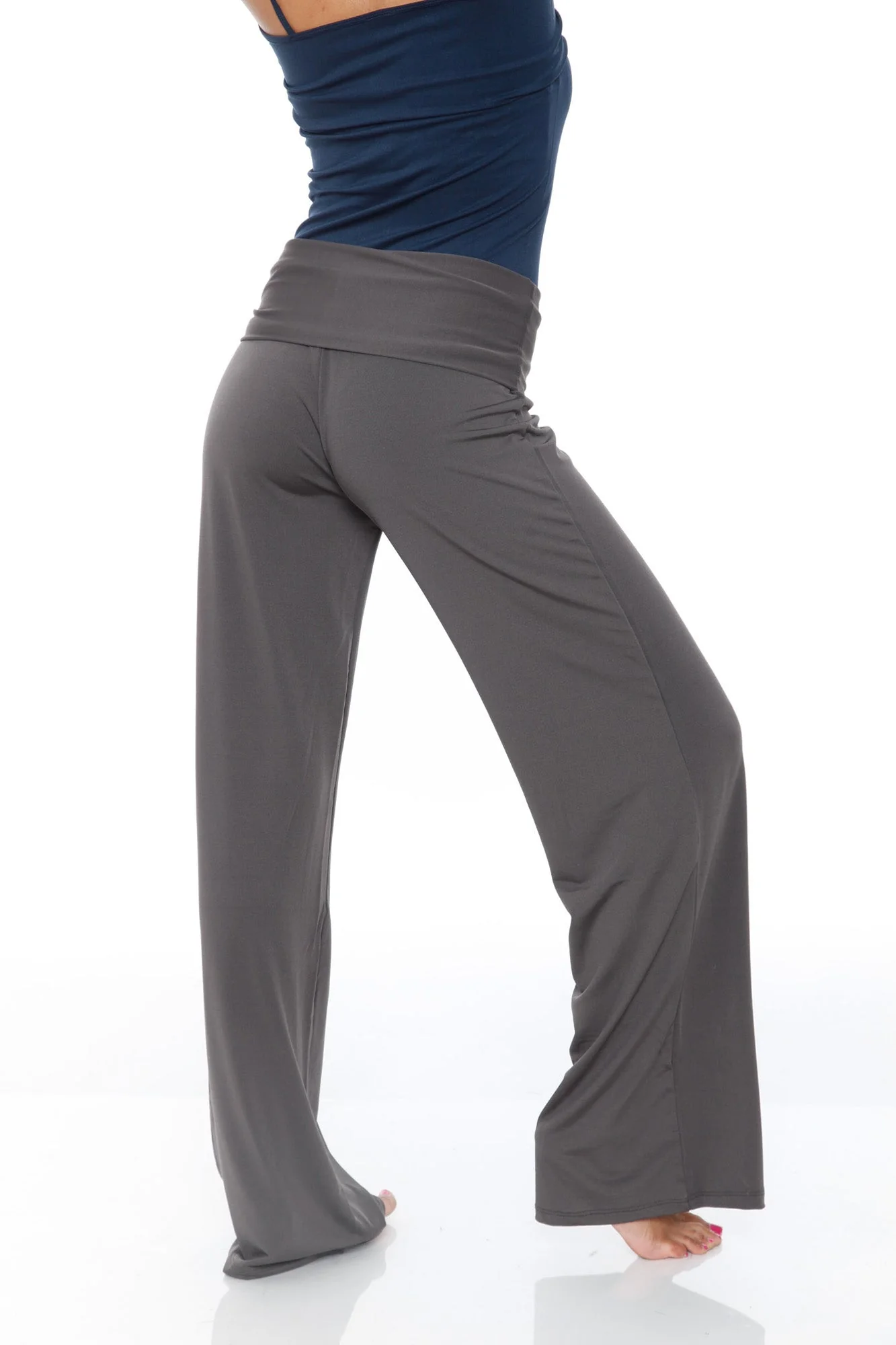 Palazzo Solid Print Pants - Image 12