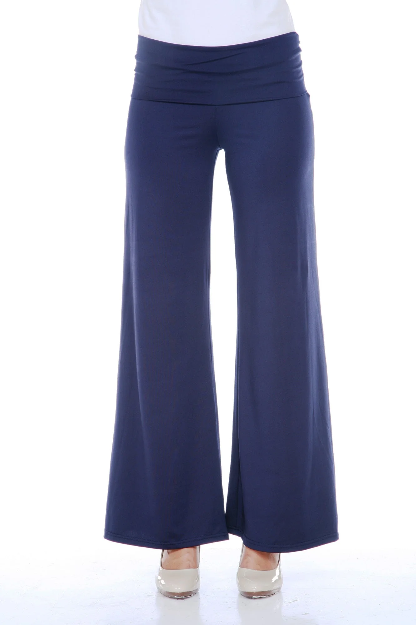 Palazzo Solid Print Pants - Image 13