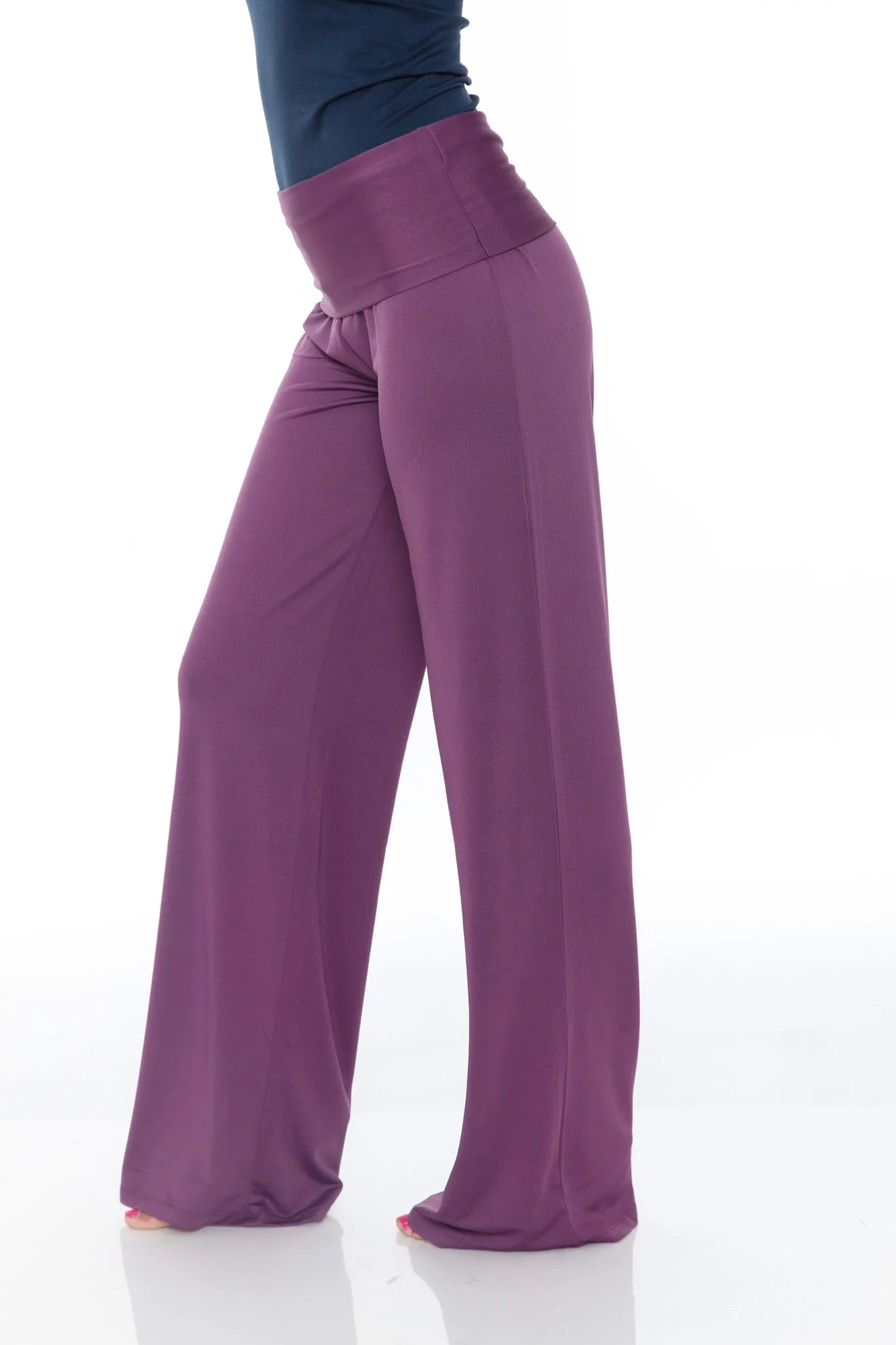 Palazzo Solid Print Pants - Image 22