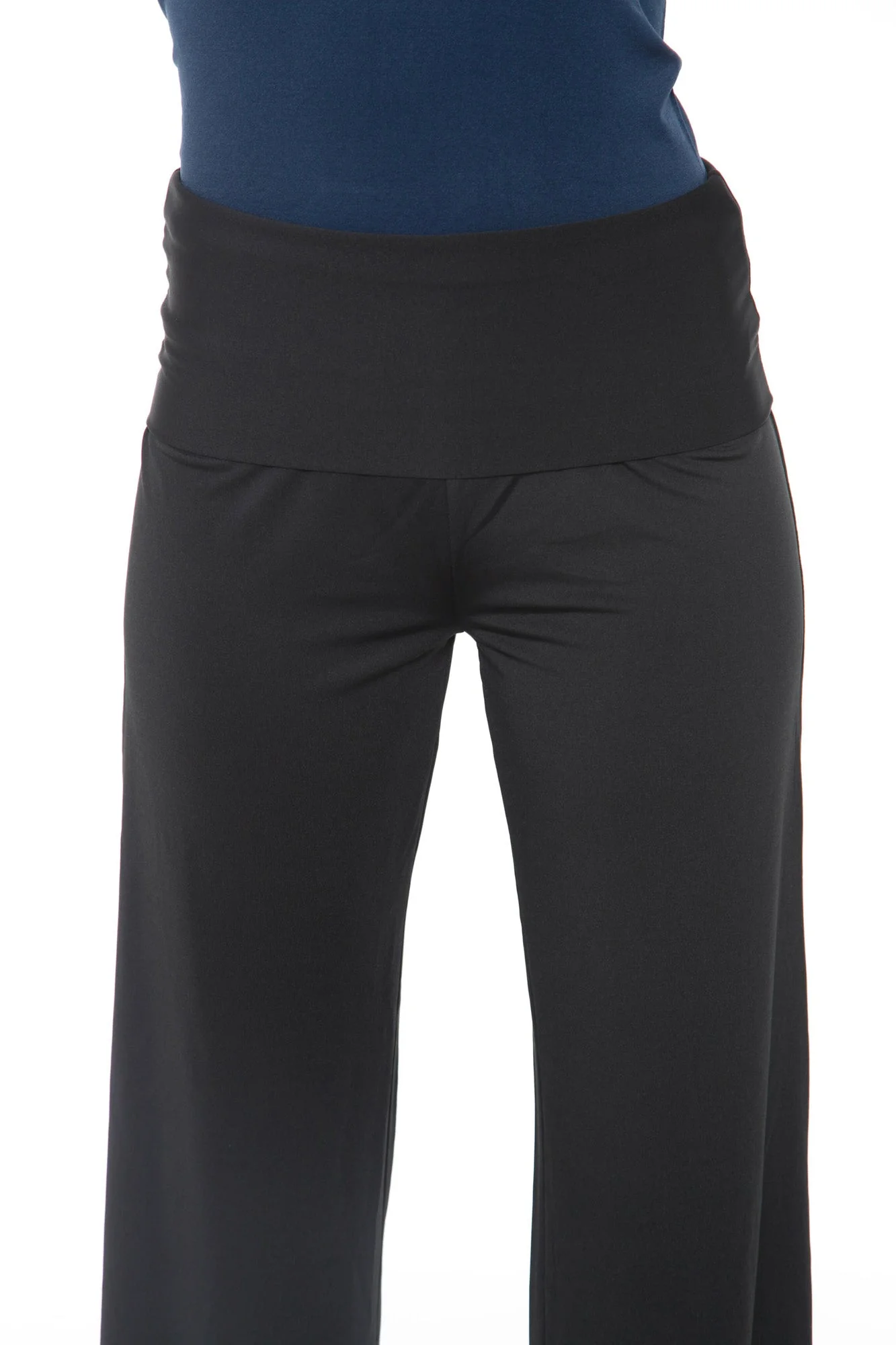 Palazzo Solid Print Pants - Image 3