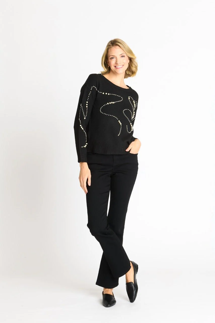 Pearl Swirl Crewneck Sweater - Image 8