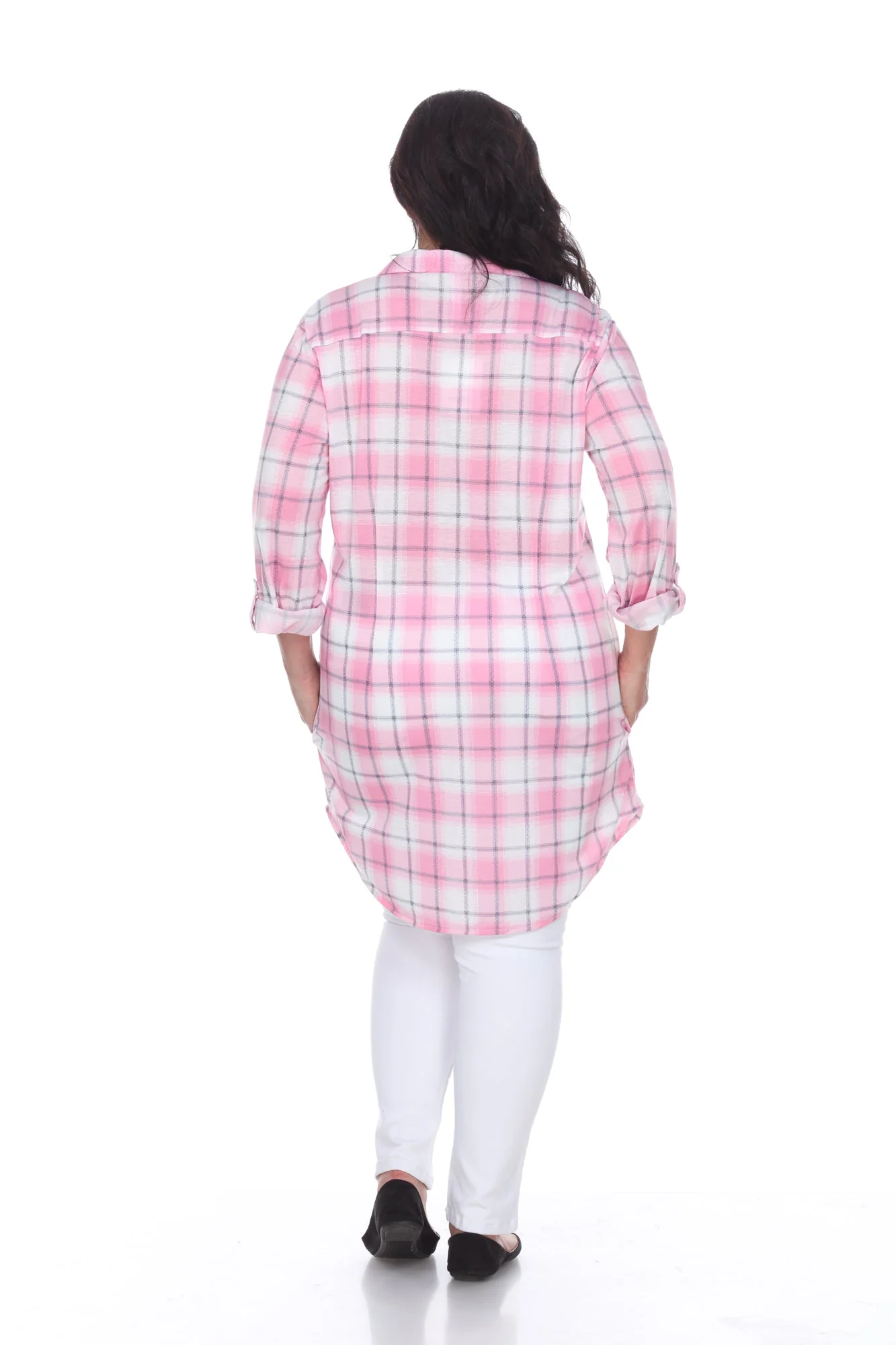 Piper Stretchy Plaid Tunic - Plus - Image 39