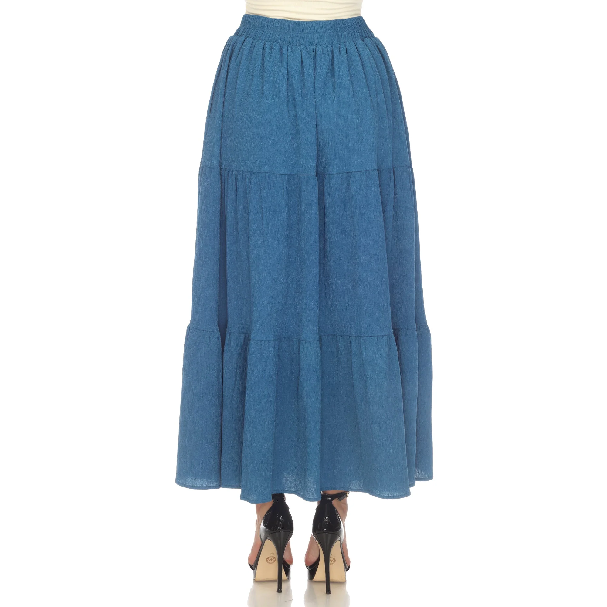 Pleated Tiered Maxi Skirt - Image 23