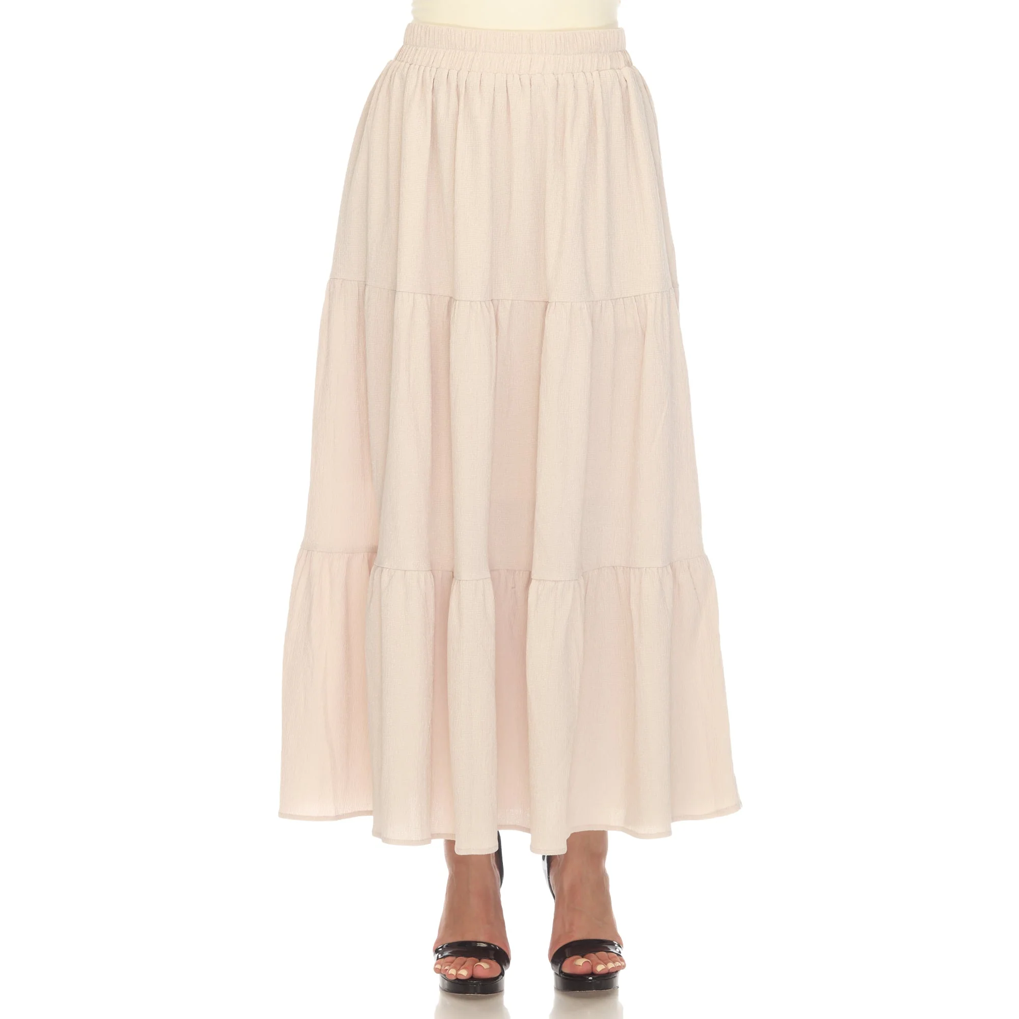 Pleated Tiered Maxi Skirt - Image 7