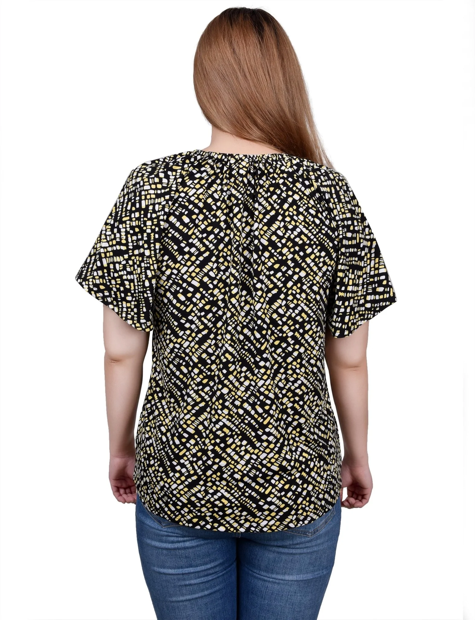 Raglan Sleeve Top With Chain Details - Image 12